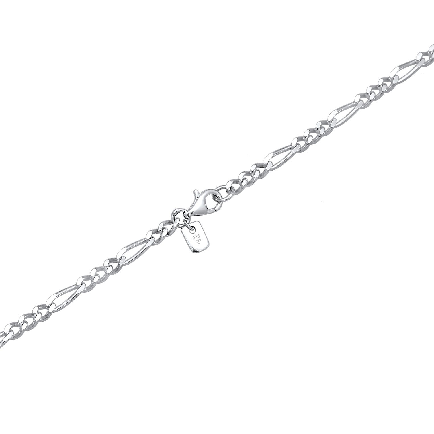 Silber - KUZZOI | Halskette Bär | Emaille (Schwarz) | 925er Sterling Silber