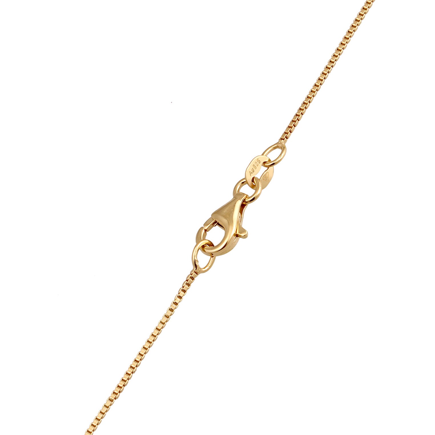 Gold - KUZZOI | Halskette Kreuz Anhänger | Mit Kristallen von Swarovski® (Weiß) | 925 Sterling Silber vergoldet