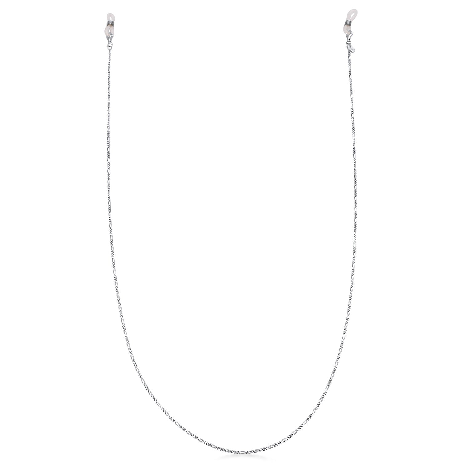 Silber - KUZZOI | Figaro-Brillenkette | 925 Sterling Silber