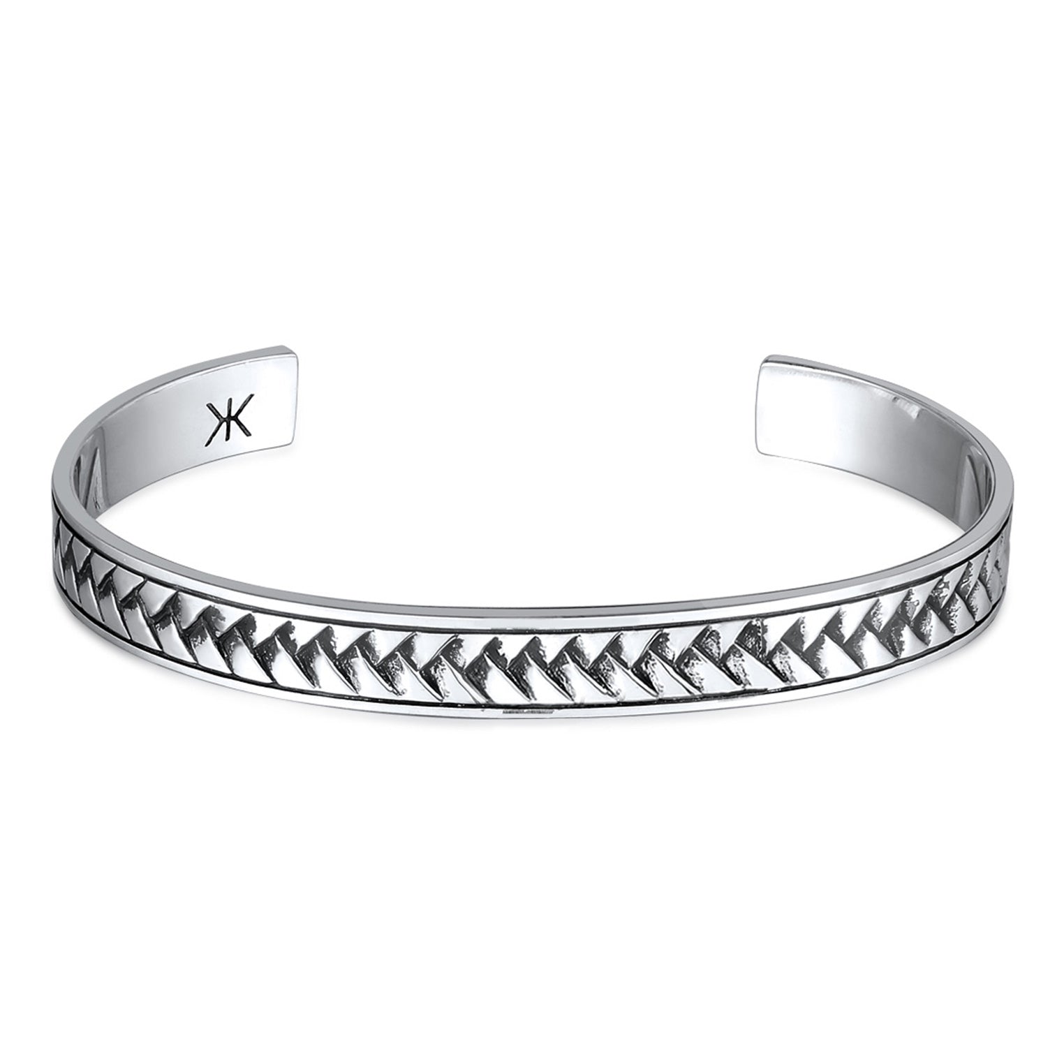 Silber - KUZZOI | Armreif Geflochten | 925 Sterling Silber