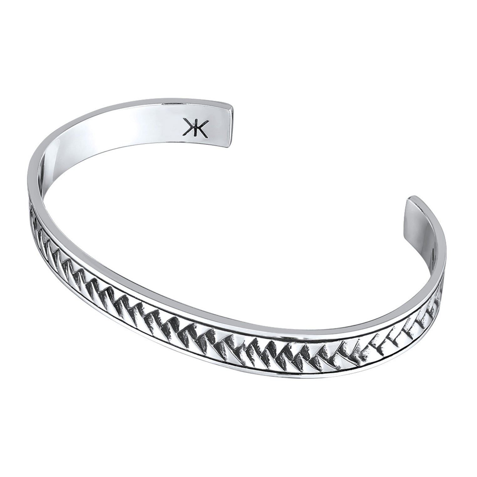 Silber - KUZZOI | Armreif Geflochten | 925 Sterling Silber