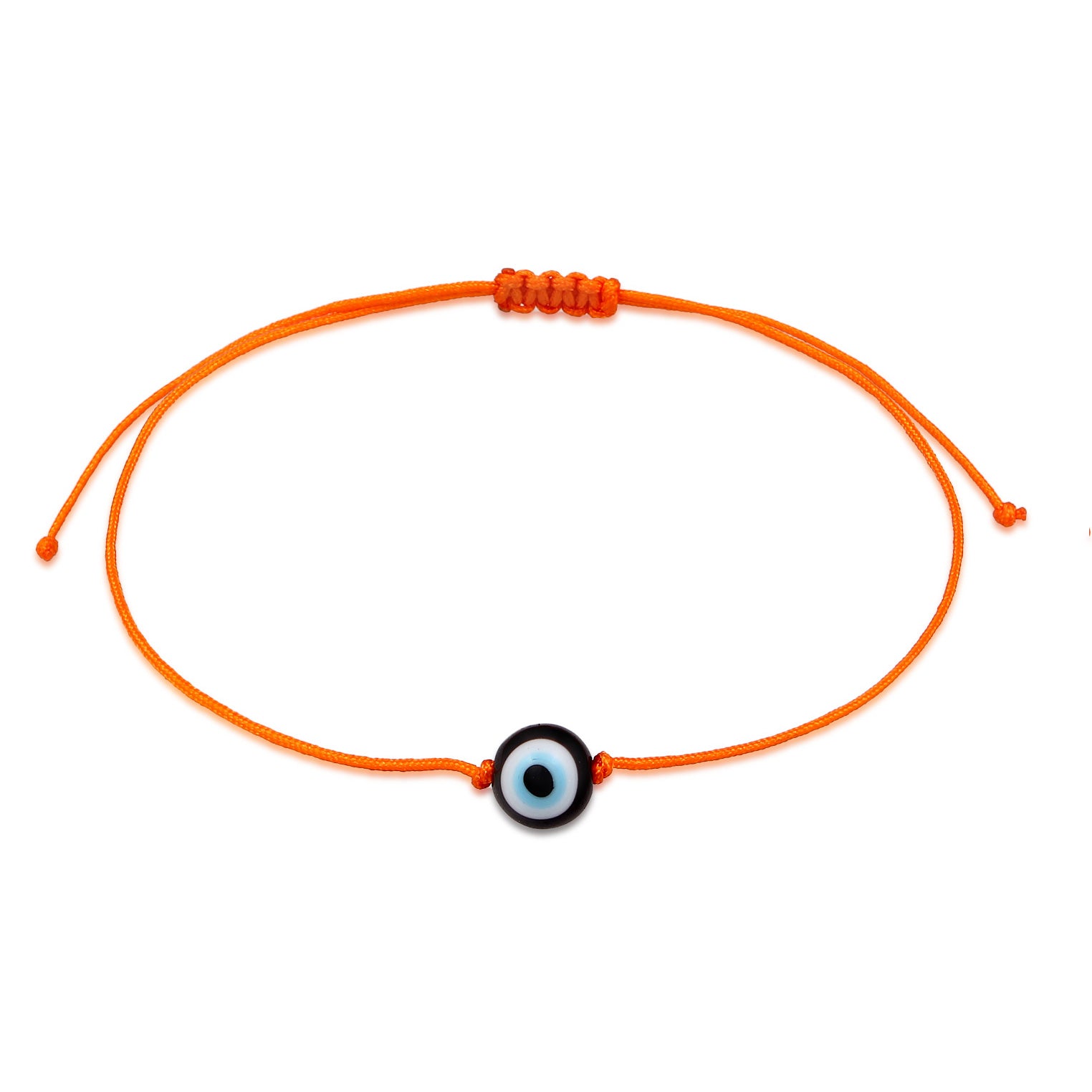 Orange - KUZZOI | Armband Evil Eye | Nylon (Orange)