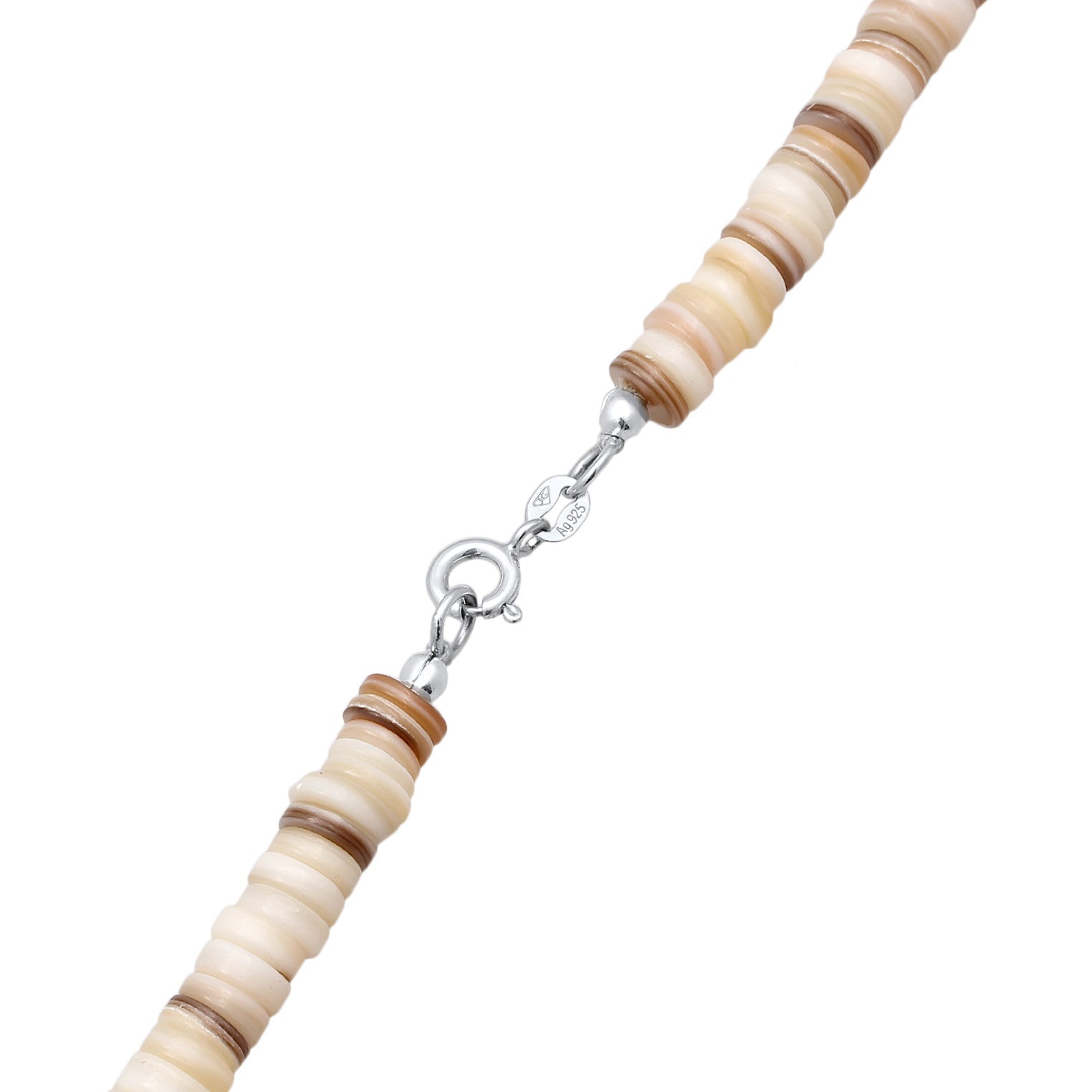 Bunt - KUZZOI | Halskette Surfer Style | Howlite Beads (Türkis) | 925 Sterling Silber