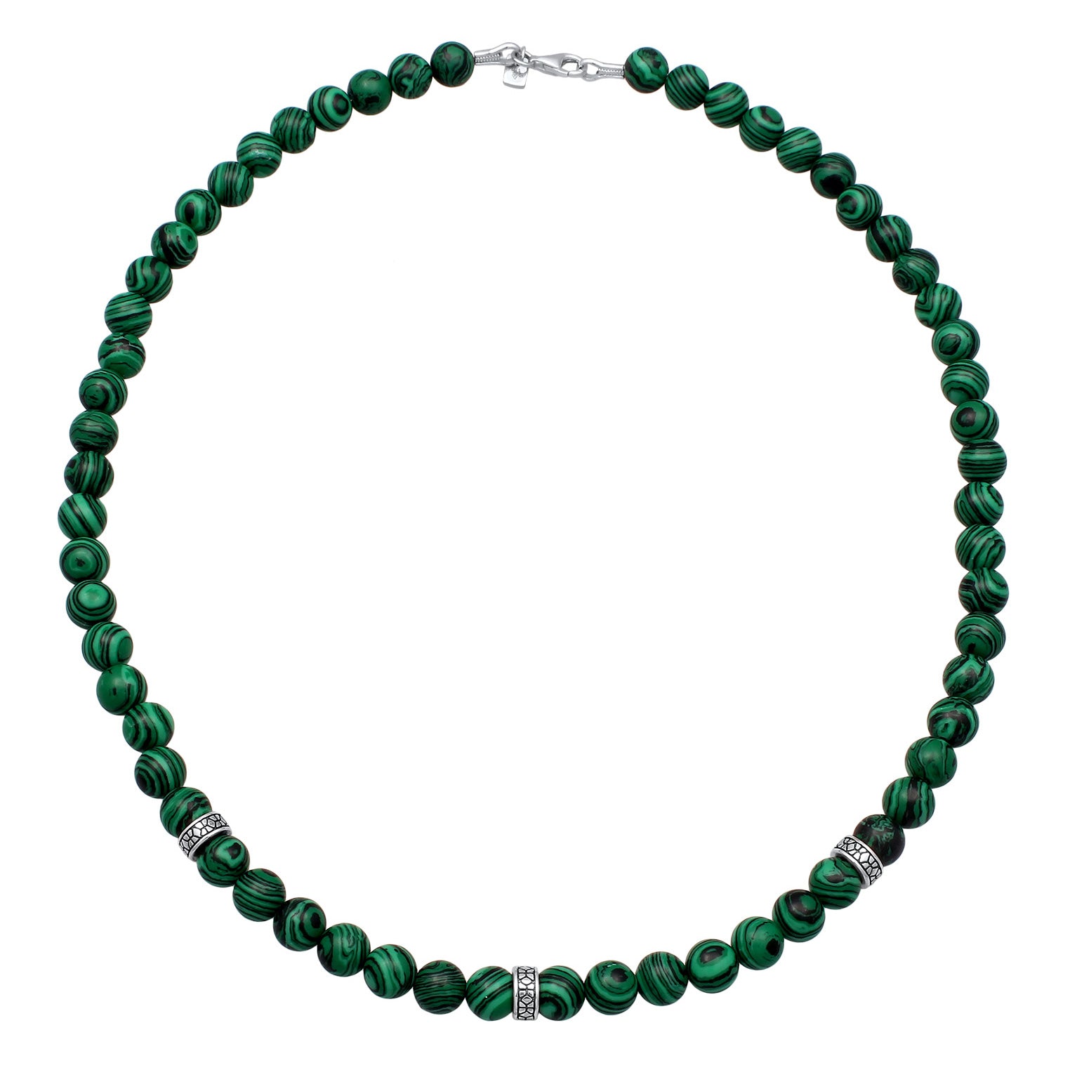 Necklace | synth. Malachite (Green)