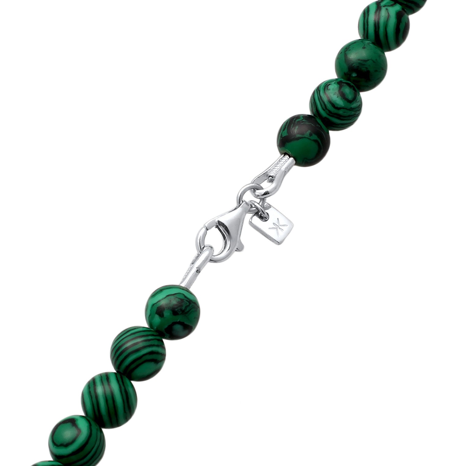 Necklace | synth. Malachite (Green)