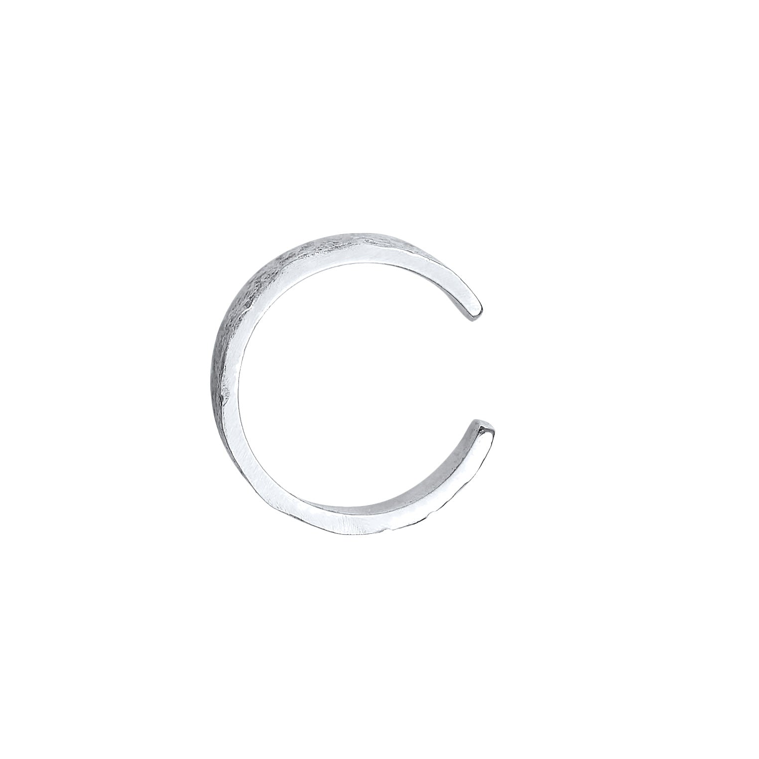 Silber - KUZZOI | Earcuff Gehämmert | 925 Sterling Silber