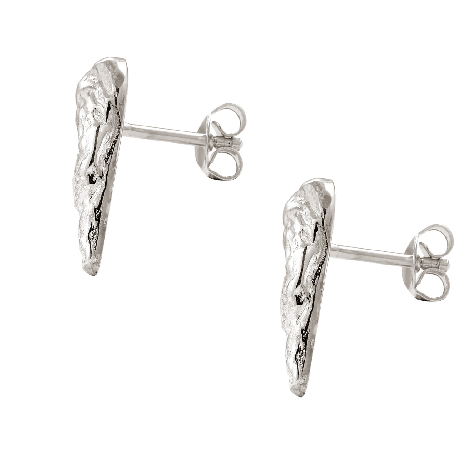 Silber - KUZZOI | Ohrstecker Drop Organic | 925 Sterling Silber