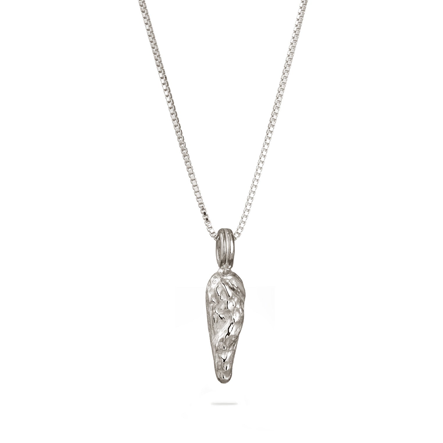 Silber - KUZZOI | Halskette Drop Organic | 925 Sterling Silber