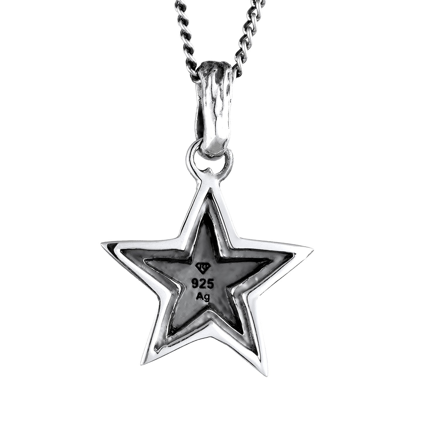 Silber - KUZZOI | Halskette Stern | 925 Sterling Silber