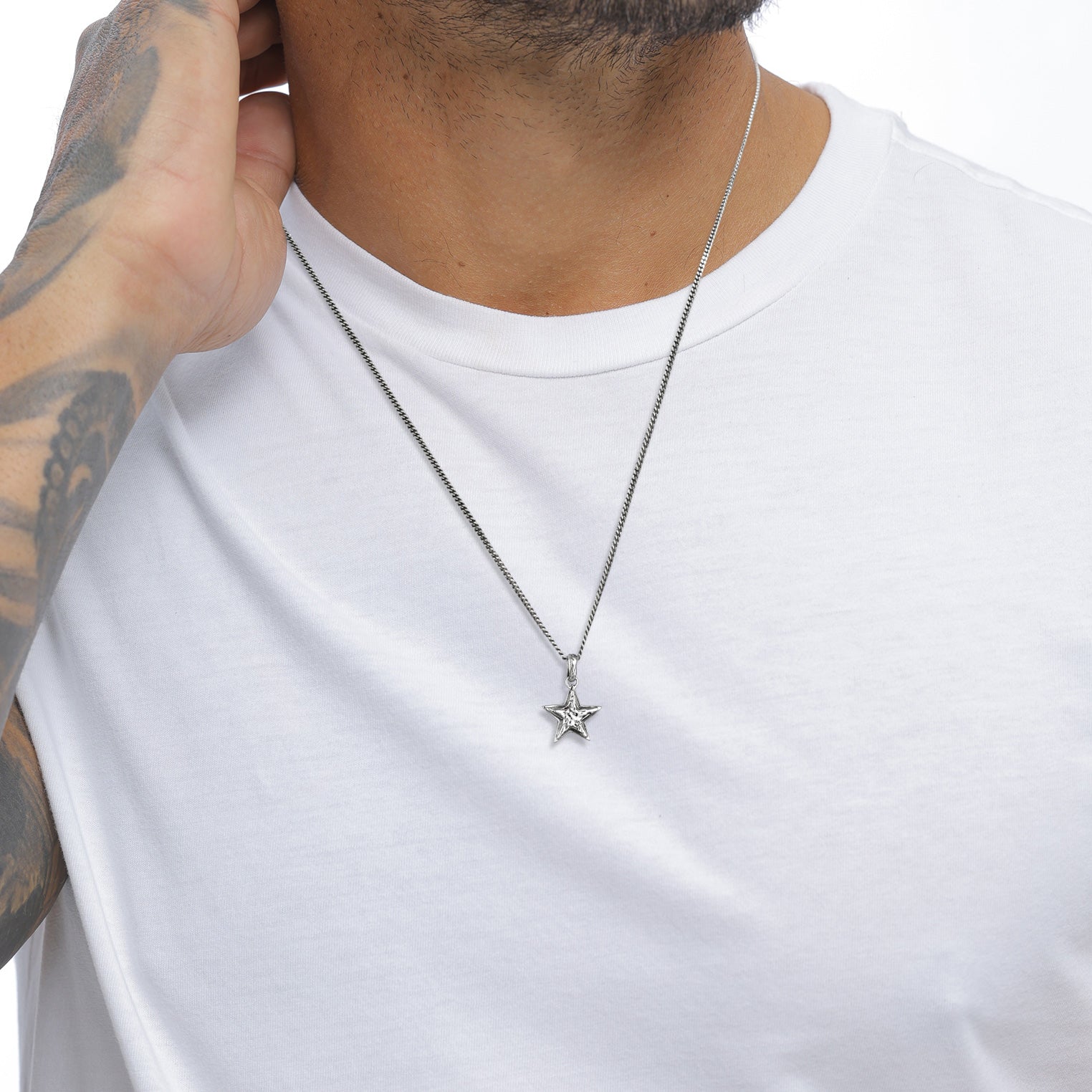 Silber - KUZZOI | Halskette Stern | 925 Sterling Silber