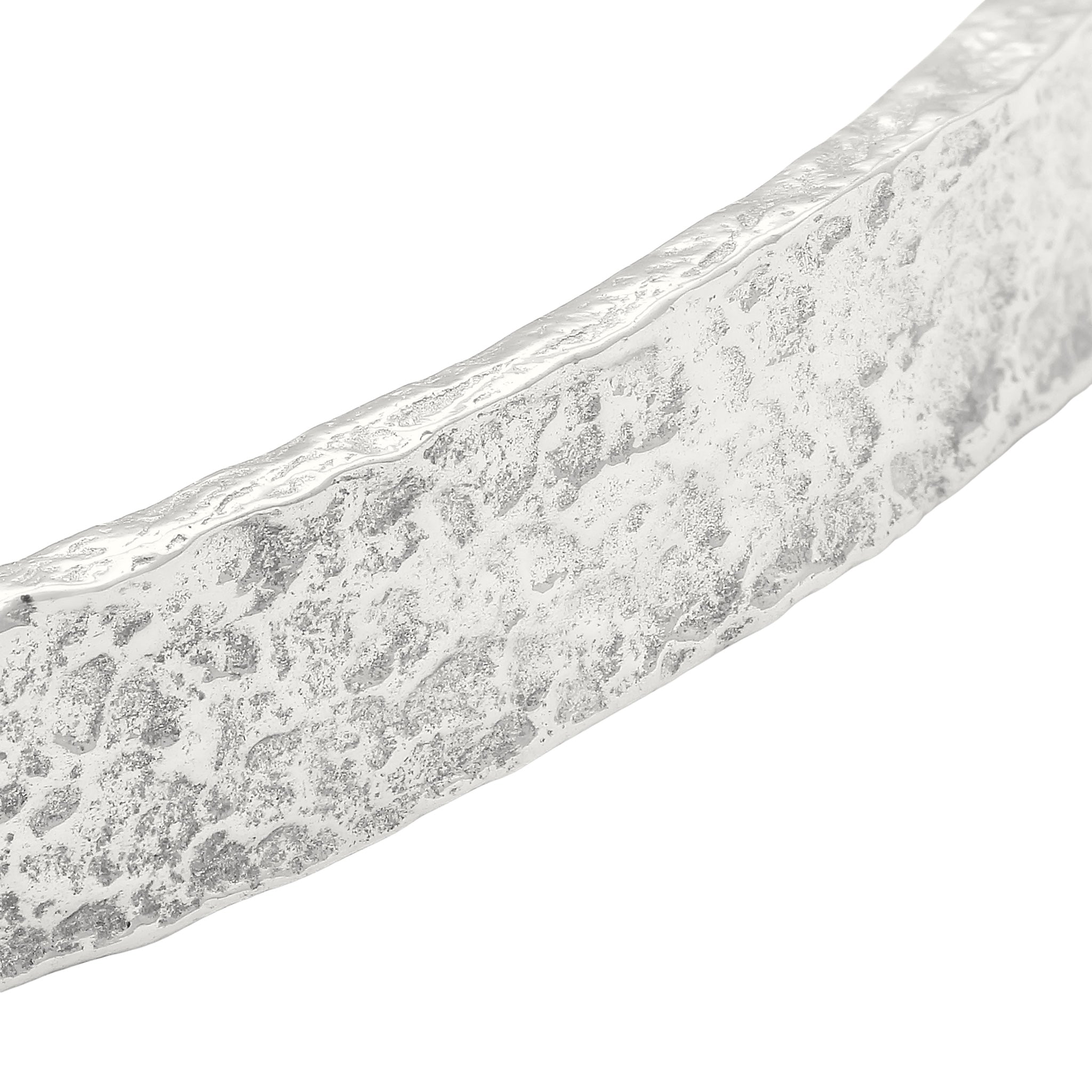 Silber - KUZZOI | Armreif | Used Look | 925 Sterling Silber