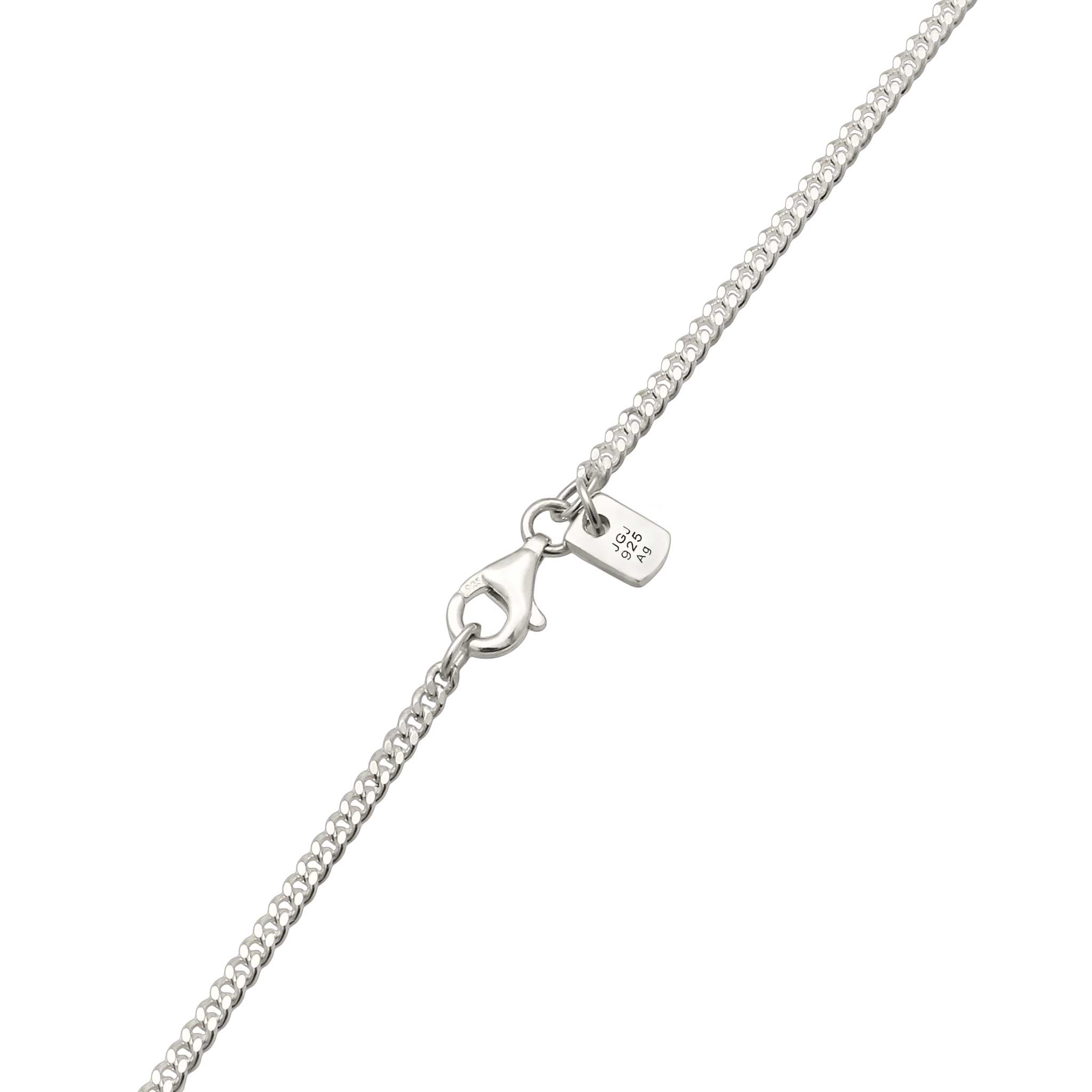 Silber - KUZZOI | Panzer-Halskette Stacheldraht Anhänger | 925 Sterling Silber