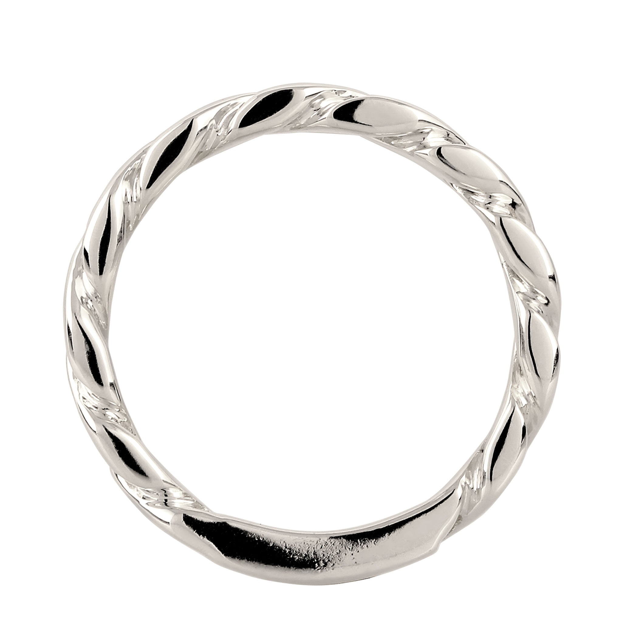 Silber - KUZZOI | Bandring Twisted | 925 Sterling Silber