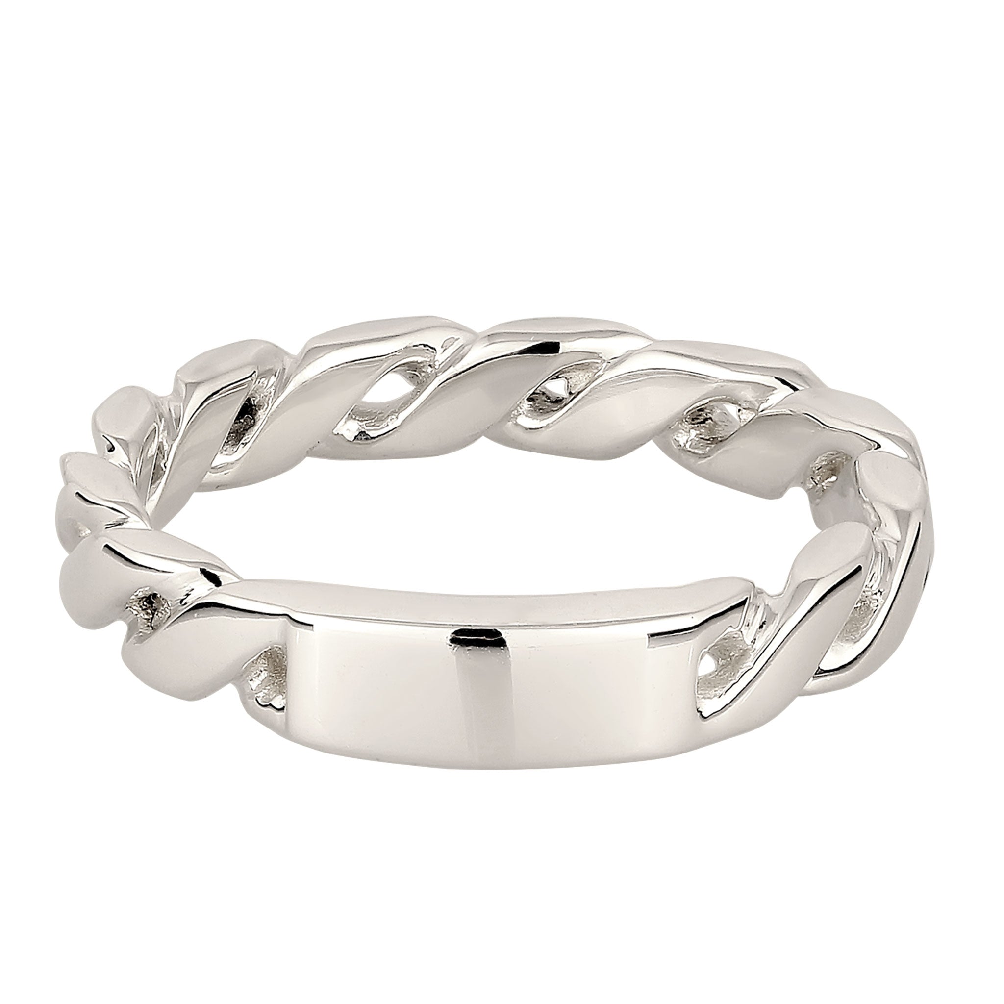 Silber - KUZZOI | Bandring Twisted | 925 Sterling Silber