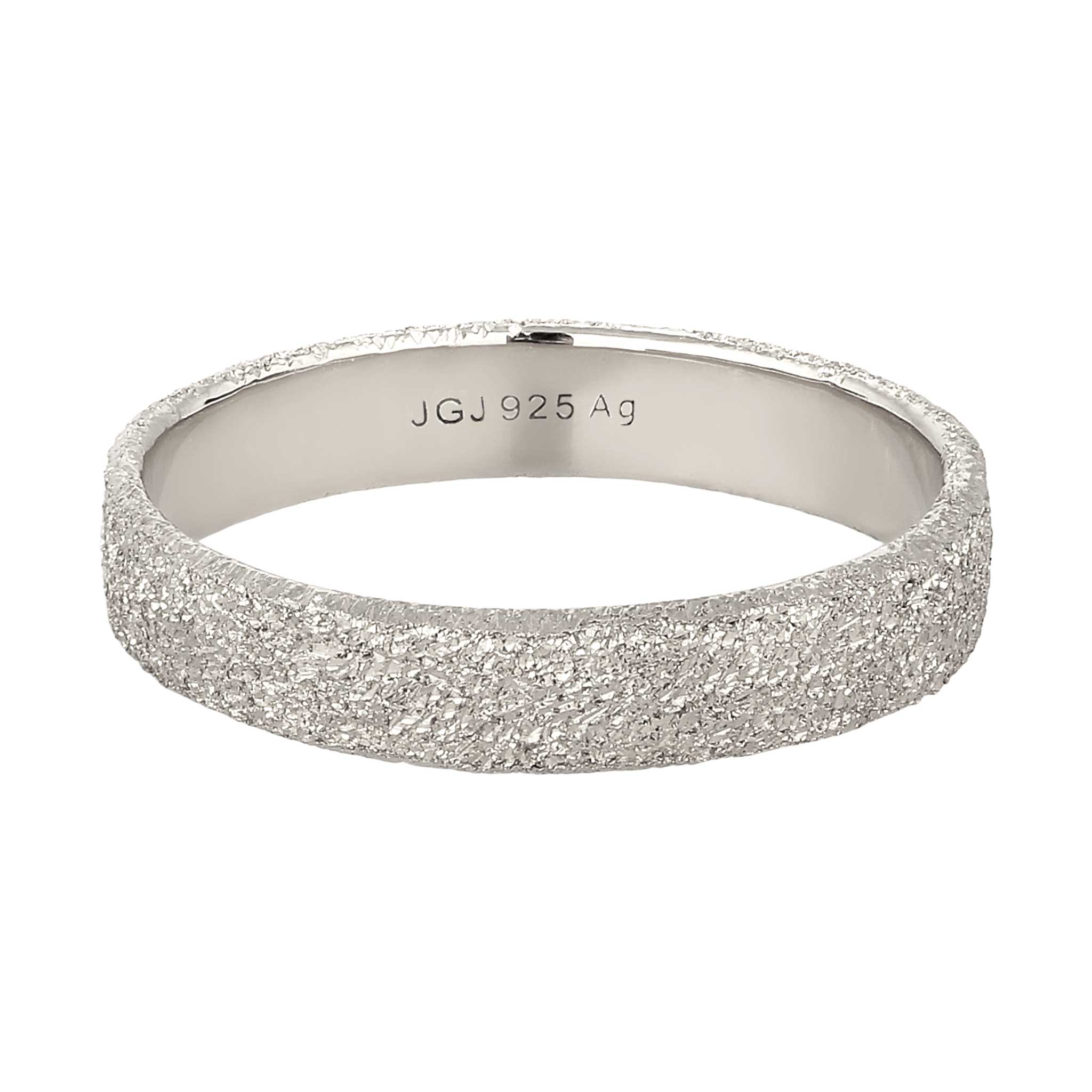 Silber - KUZZOI | Bandring Strukturiert | 925 Sterling Silber