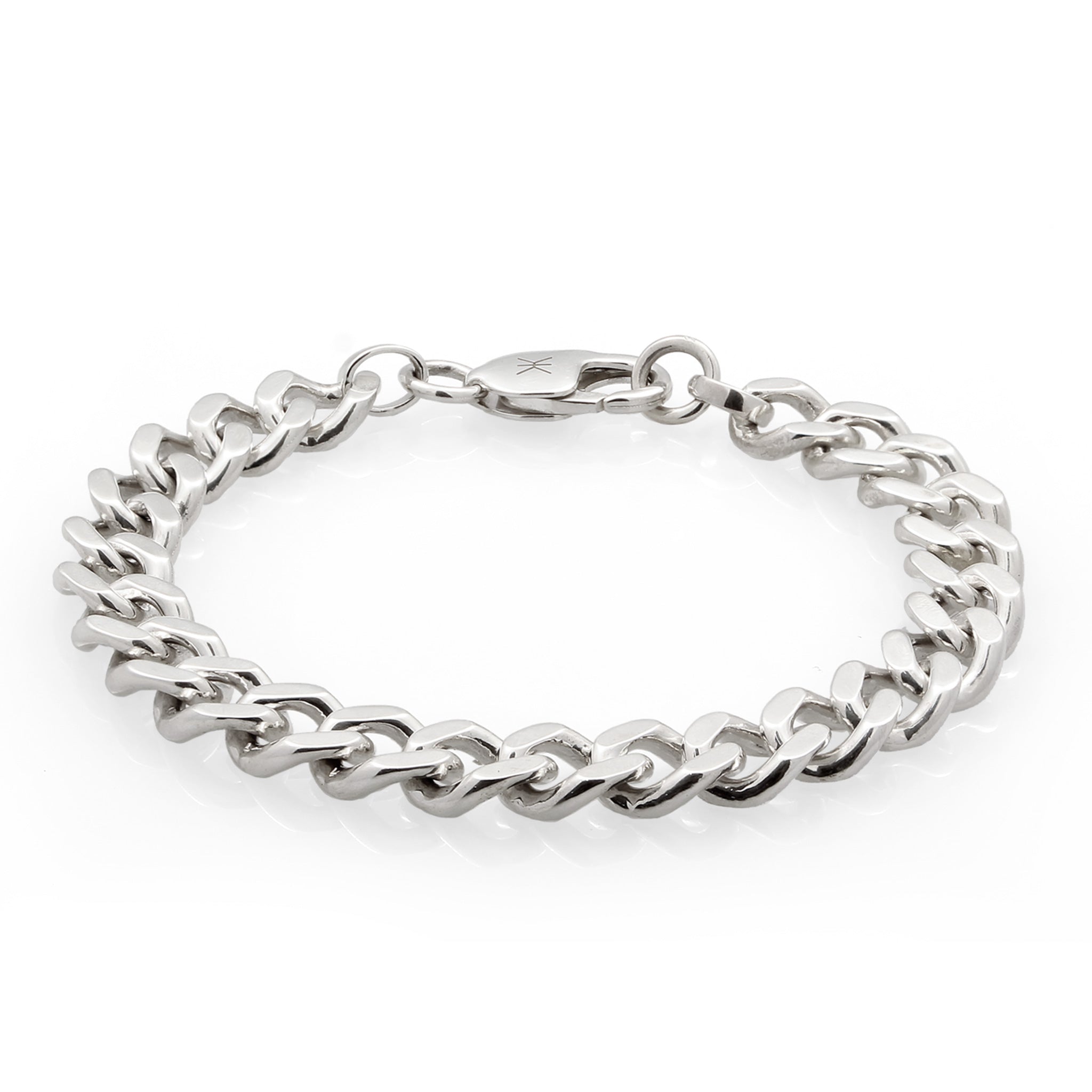 Silber - KUZZOI | Panzer-Armband Breit | 925 Sterling Silber