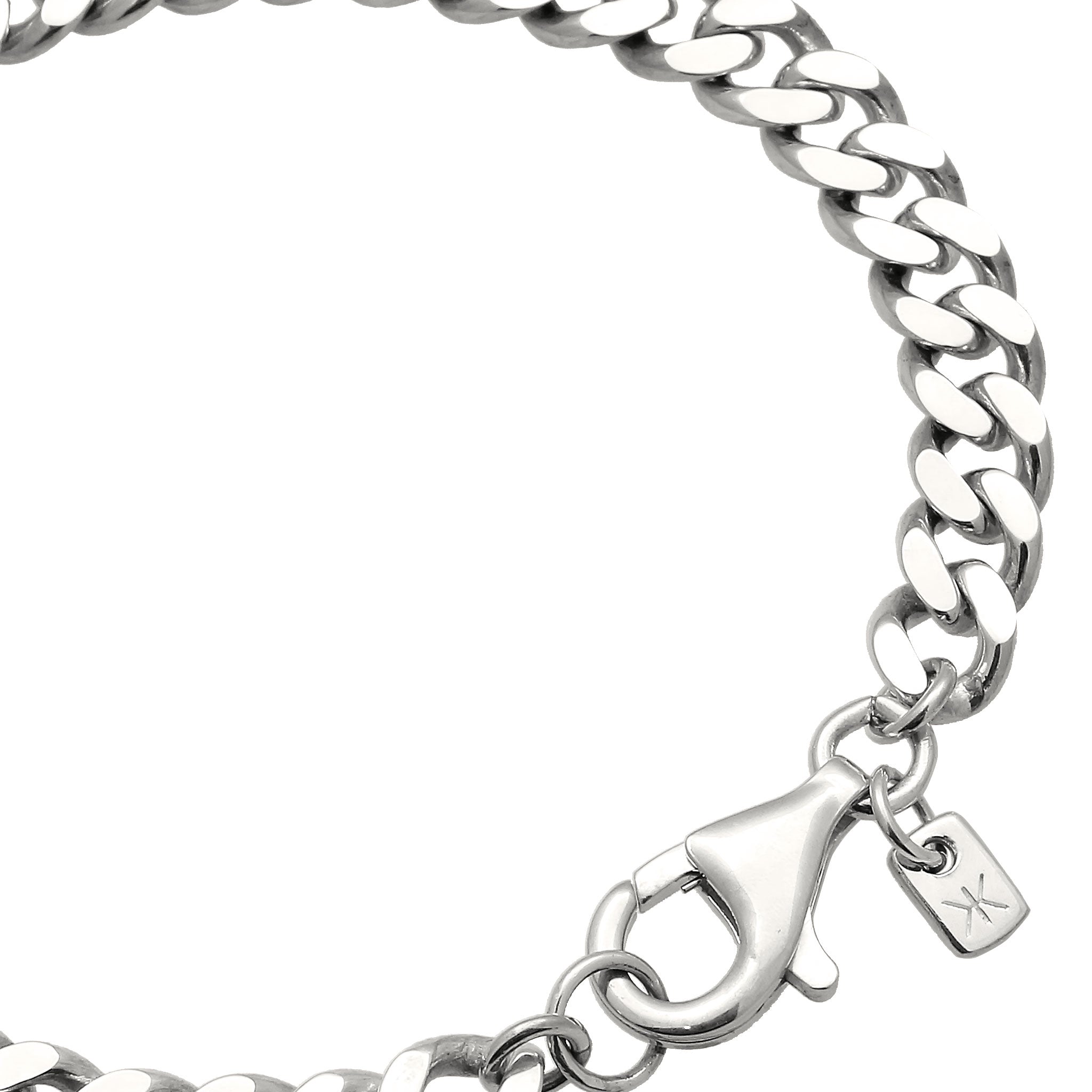 Silber - KUZZOI | Panzer-Armband | 925 Sterling Silber