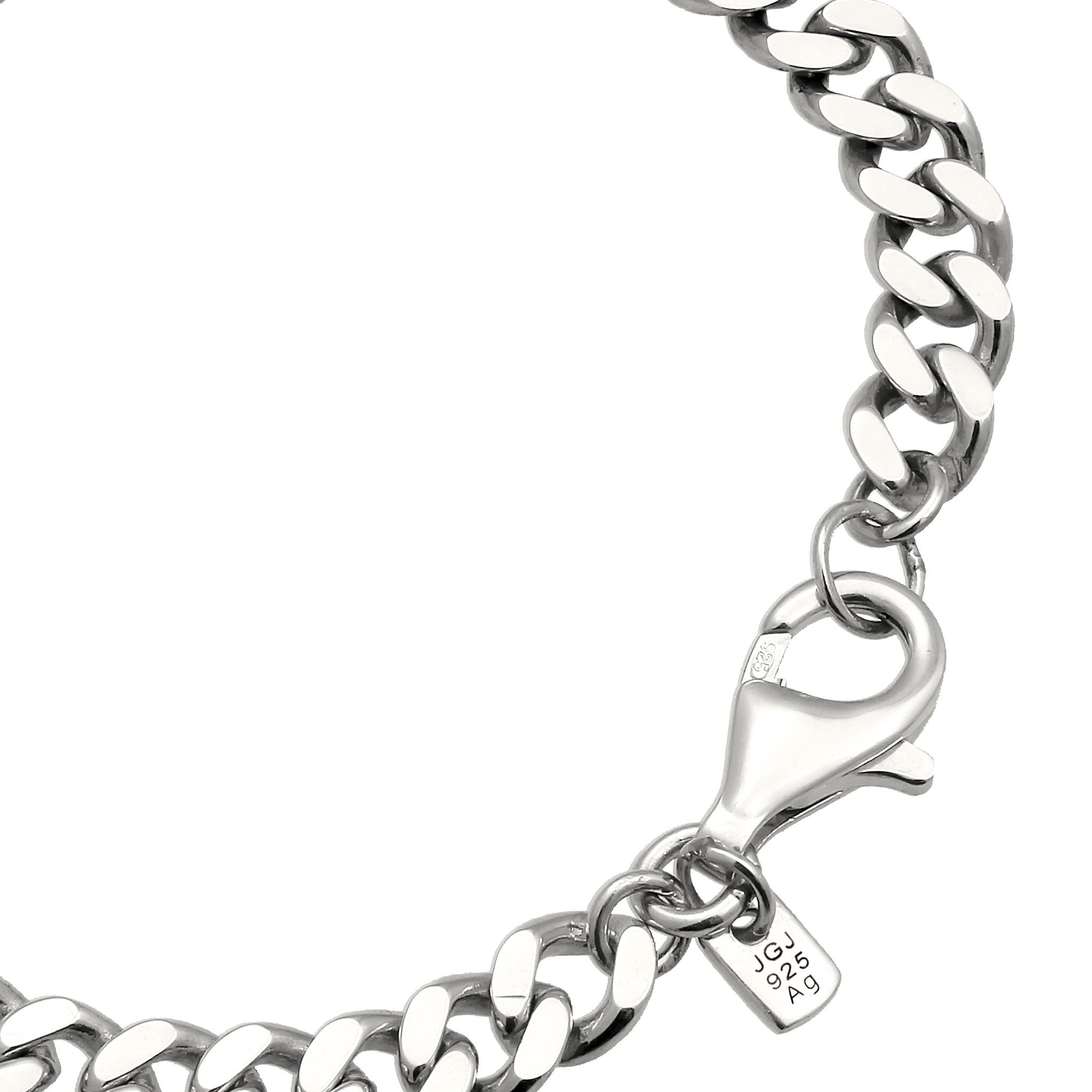 Silber - KUZZOI | Panzer-Armband | 925 Sterling Silber