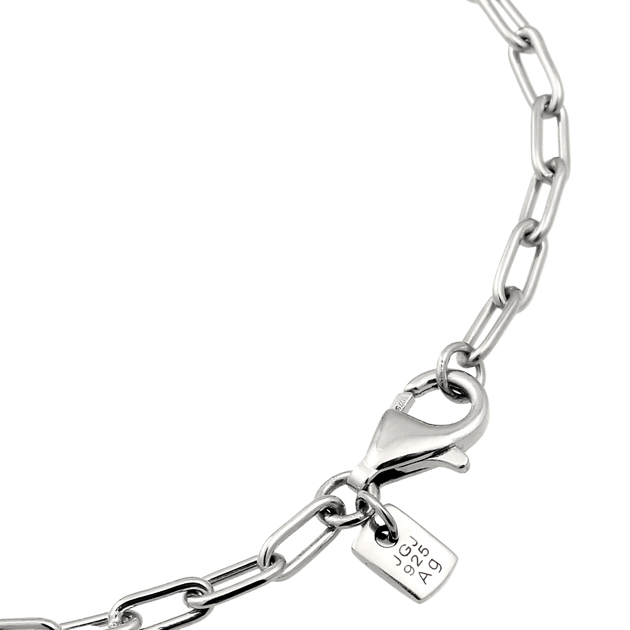 Silber - KUZZOI | Glieder-Armband Basic | 925 Sterling Silber