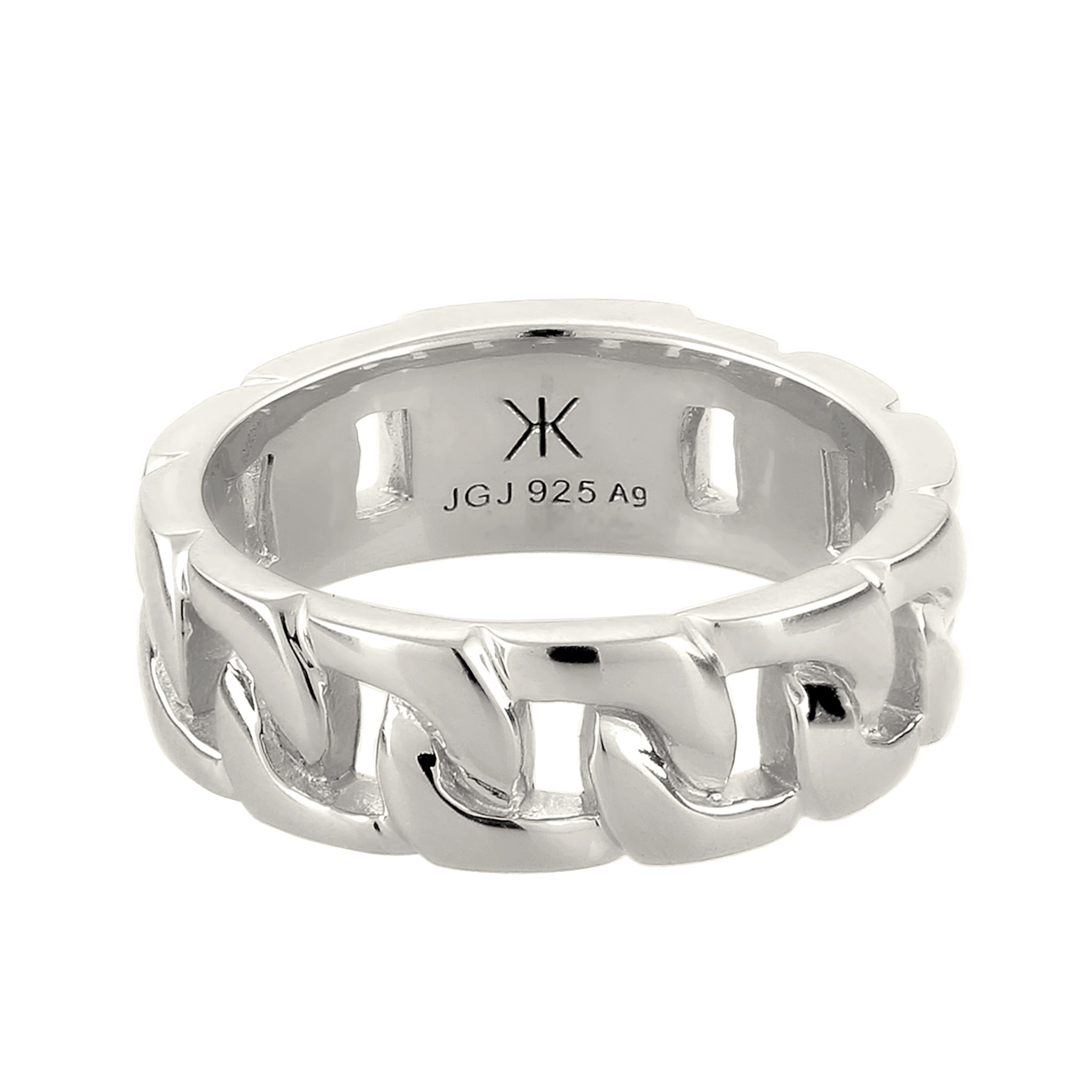 Silber - KUZZOI | Siegelring Chunky Chain | 925 Sterling Silber