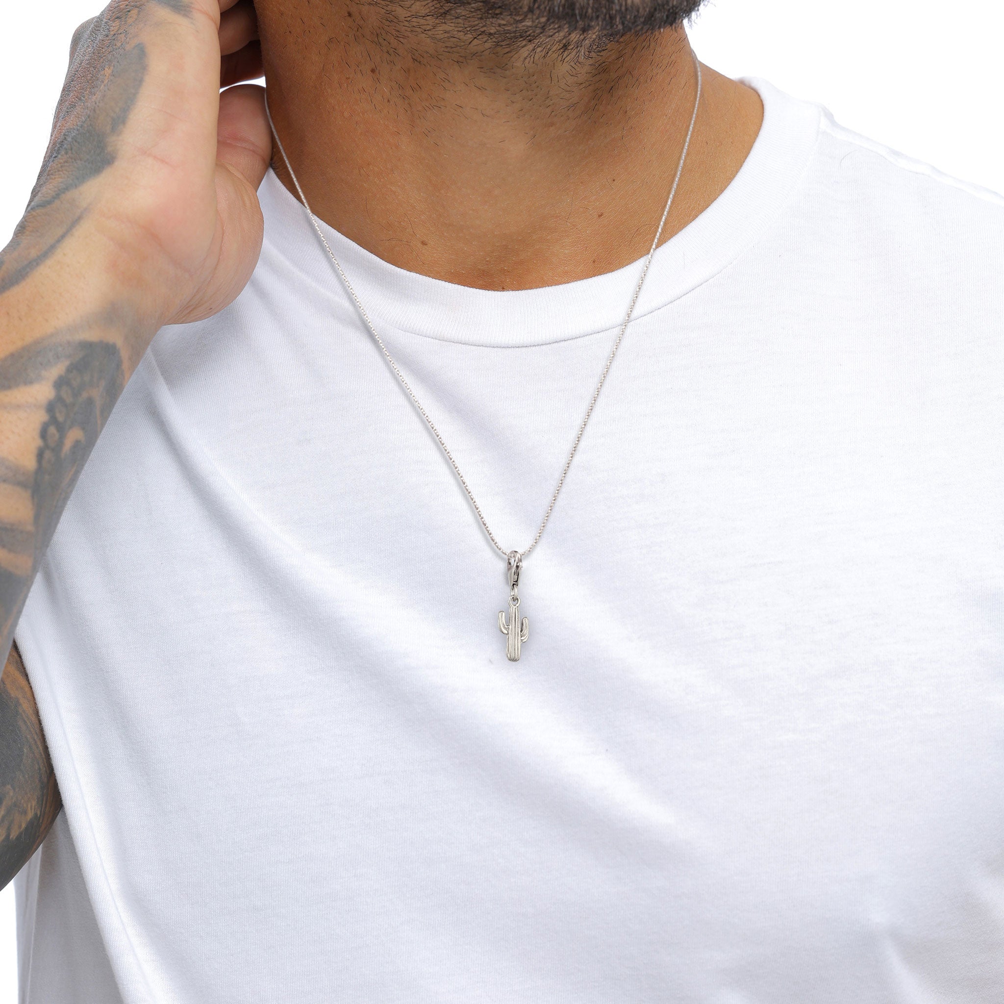 Silber - KUZZOI | Charm Kaktus | 925 Sterling Silber