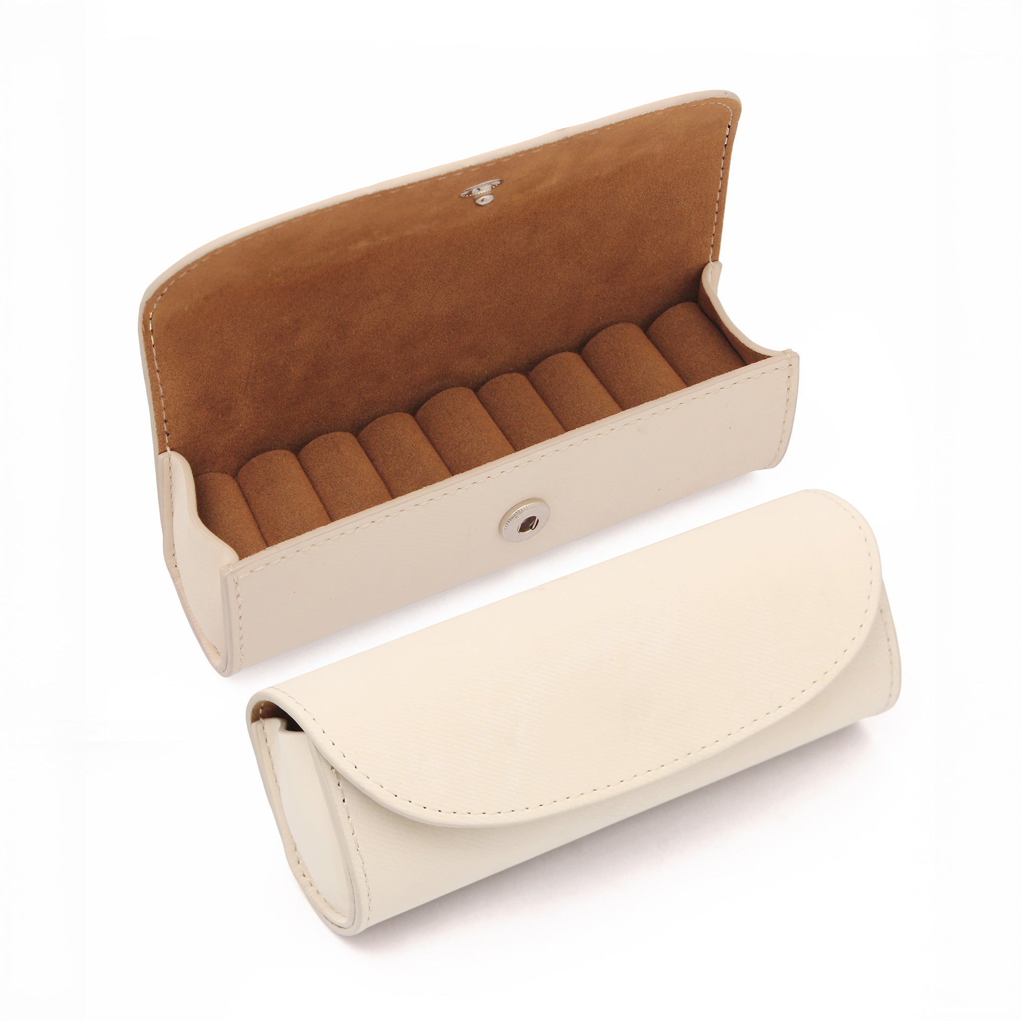 Beige - KUZZOI | Schmuck-Reiseetui | Kunstleder (Beige)