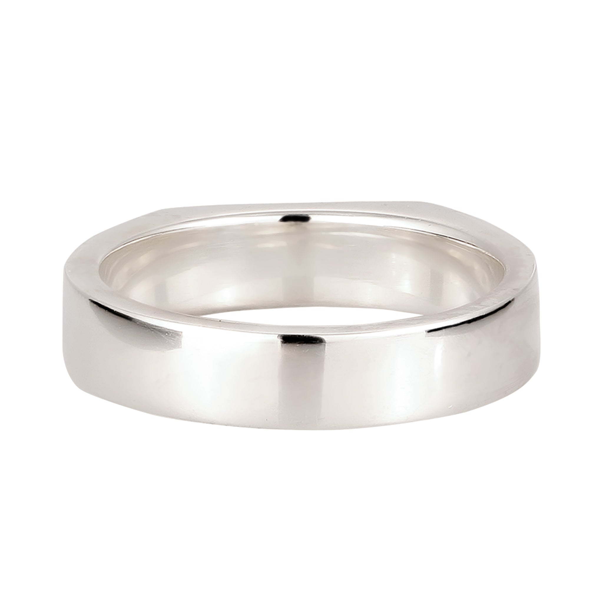 Silber - KUZZOI | Siegelring | Mit Kristallen von Swarovski® (Schwarz) | 925 Sterling Silber