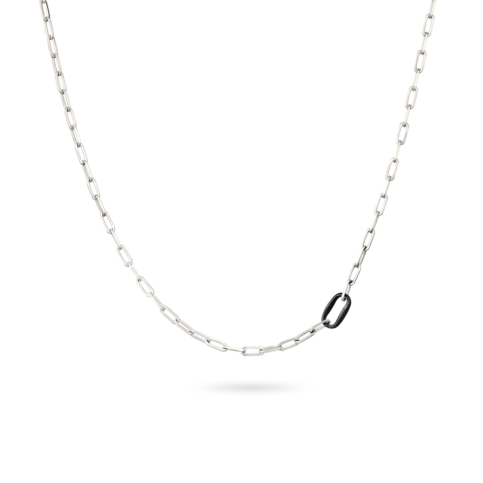 Silber - KUZZOI | Glieder-Halskette | 925 Sterling Silber Oxidiert