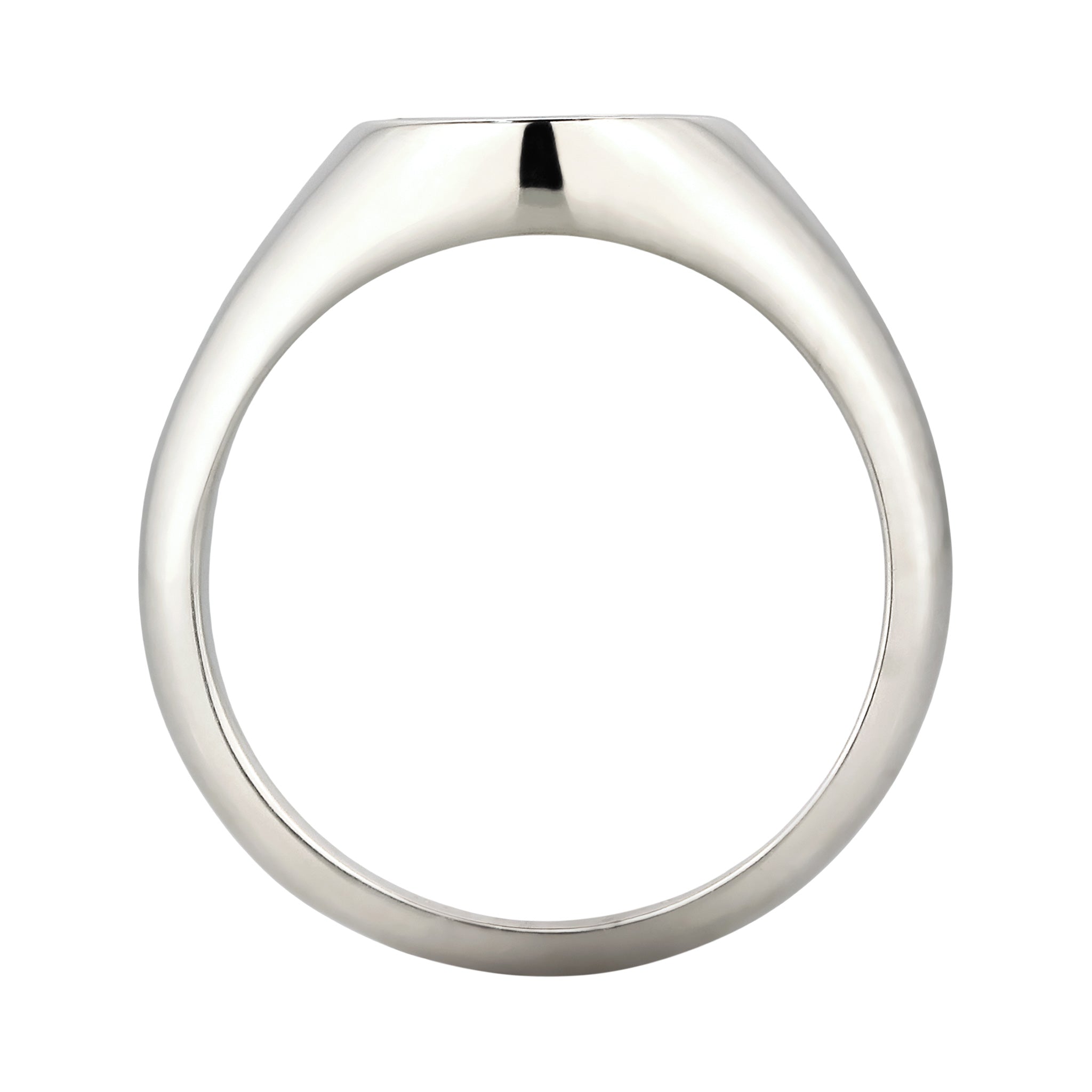 Silber - KUZZOI | Siegelring | Marmor (Weiß) | 925 Sterling Silber