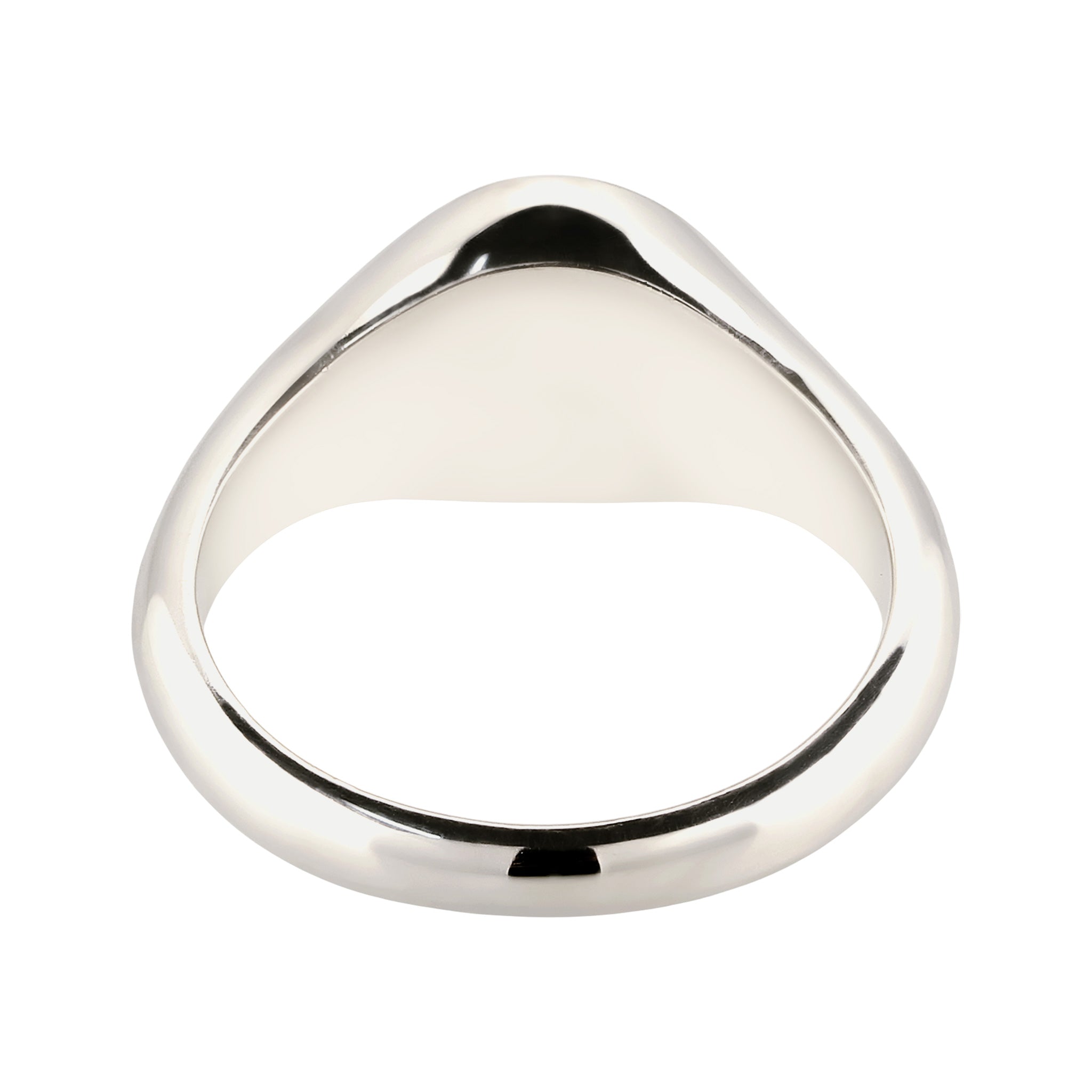 Silber - KUZZOI | Siegelring | Marmor (Weiß) | 925 Sterling Silber