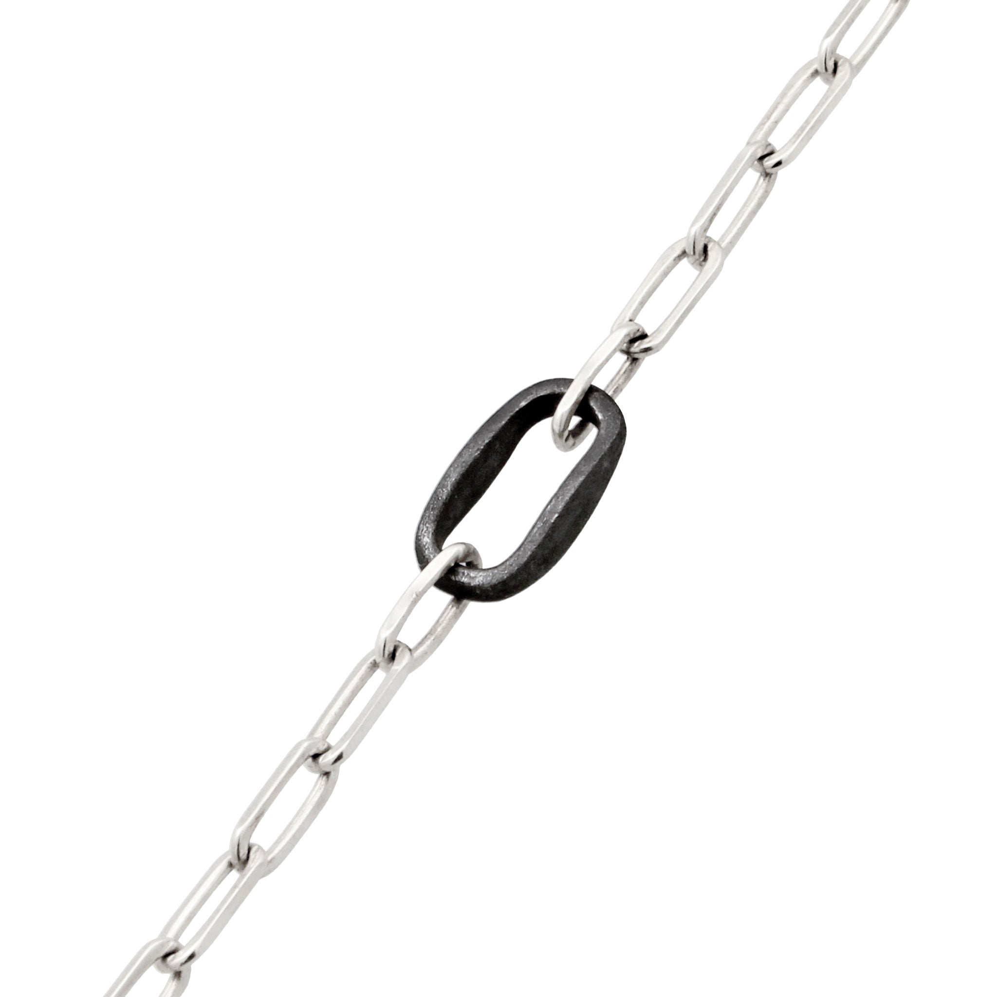 Silber - KUZZOI | Glieder-Armband | 925 Sterling Silber Oxidiert