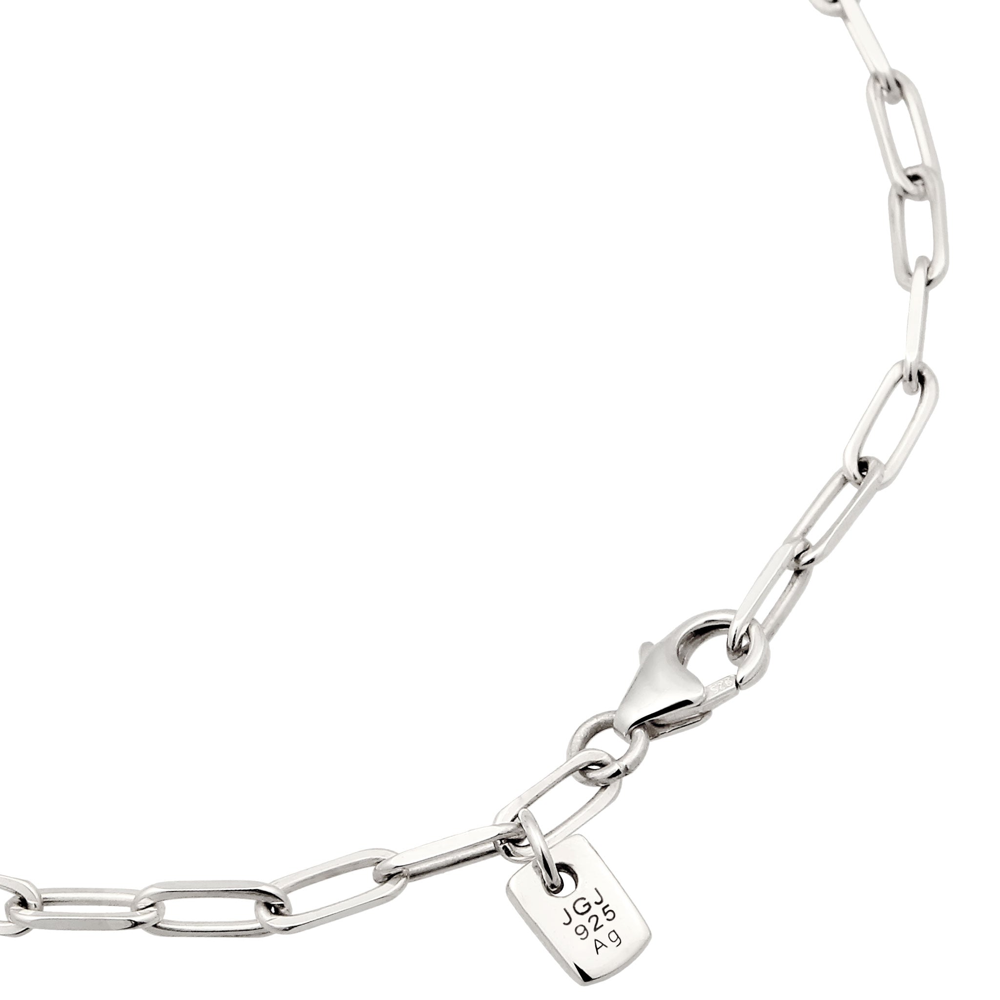 Silber - KUZZOI | Glieder-Armband | 925 Sterling Silber Oxidiert