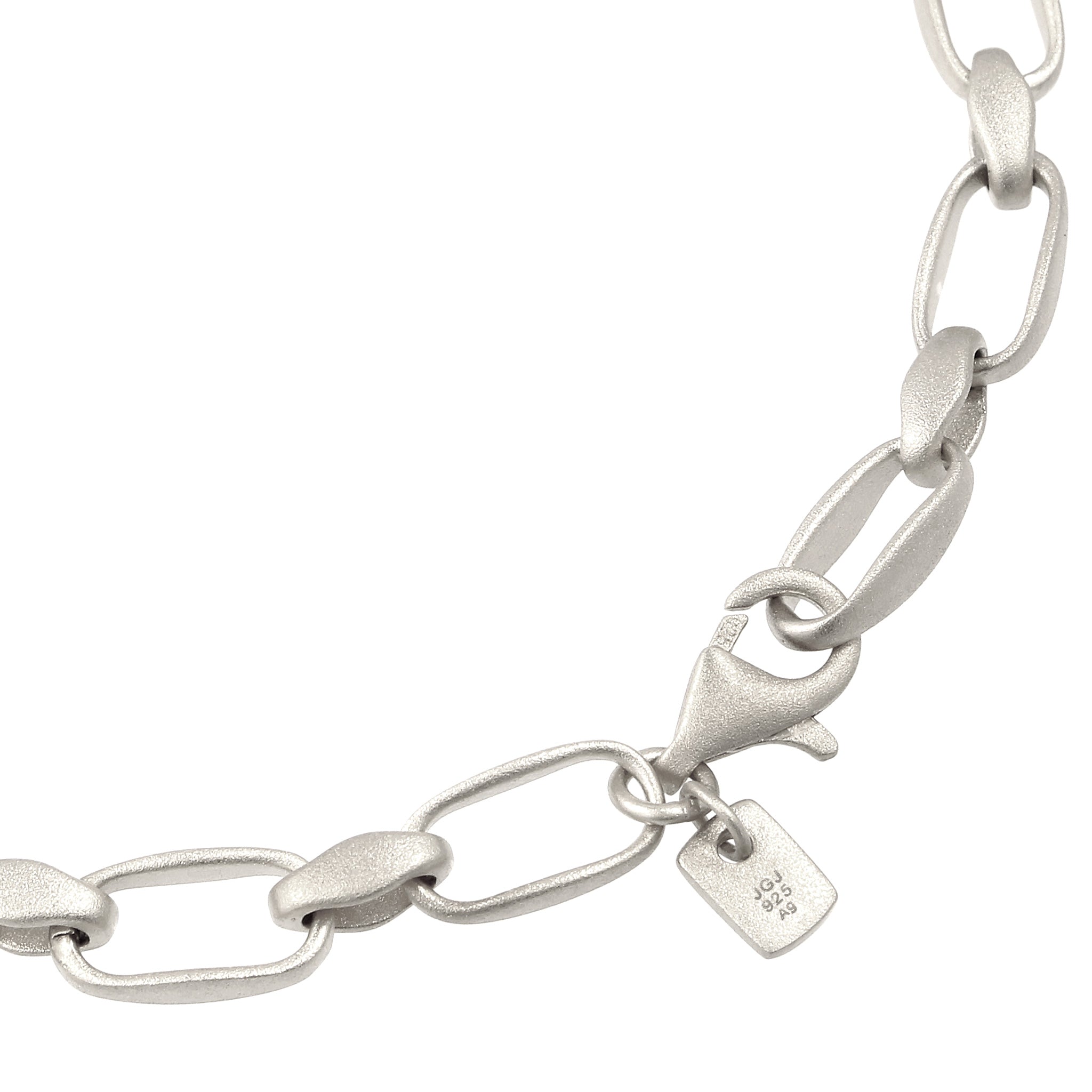 Silber - KUZZOI | Glieder-Armband Oval | 925 Sterling Silber
