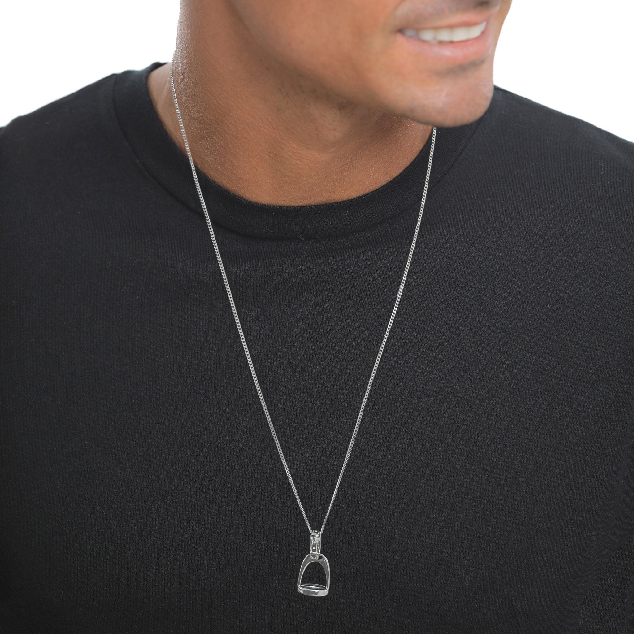 Silber - KUZZOI | Halskette Steigbügel | 925 Sterling Silber