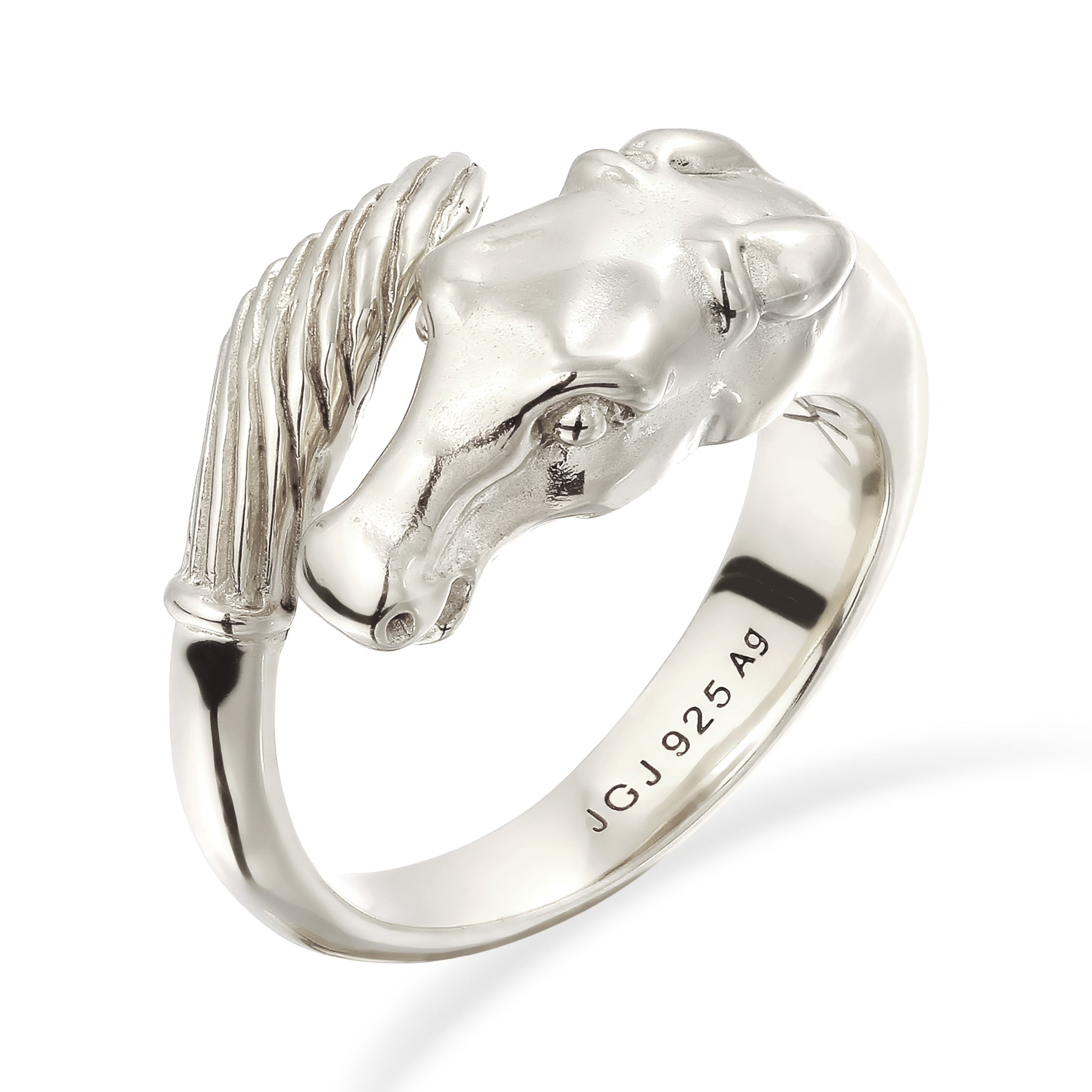 Silber - KUZZOI | Ring Pferd | 925 Sterling Silber