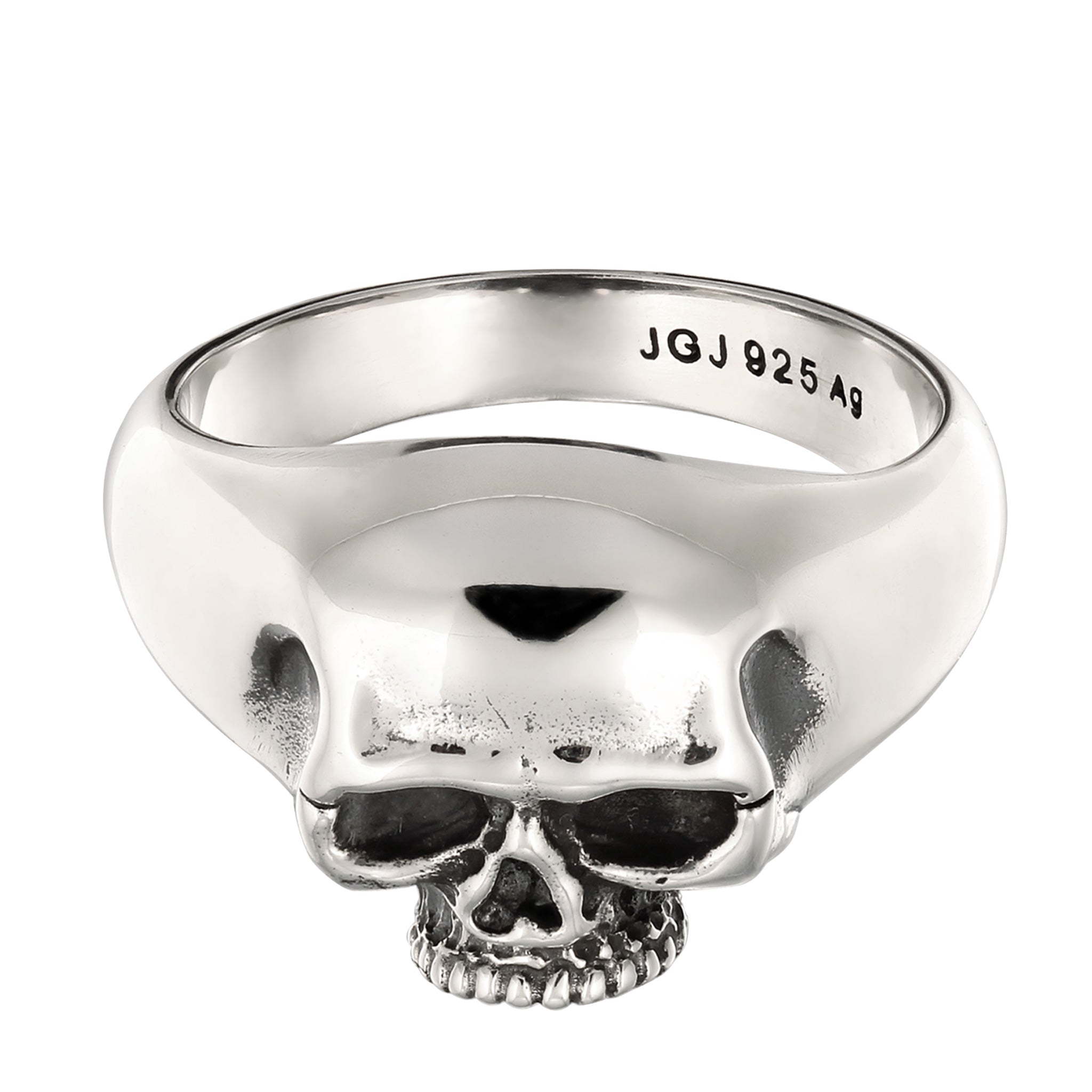 Silber - KUZZOI | Siegelring Totenkopf | 925 Sterling Silber