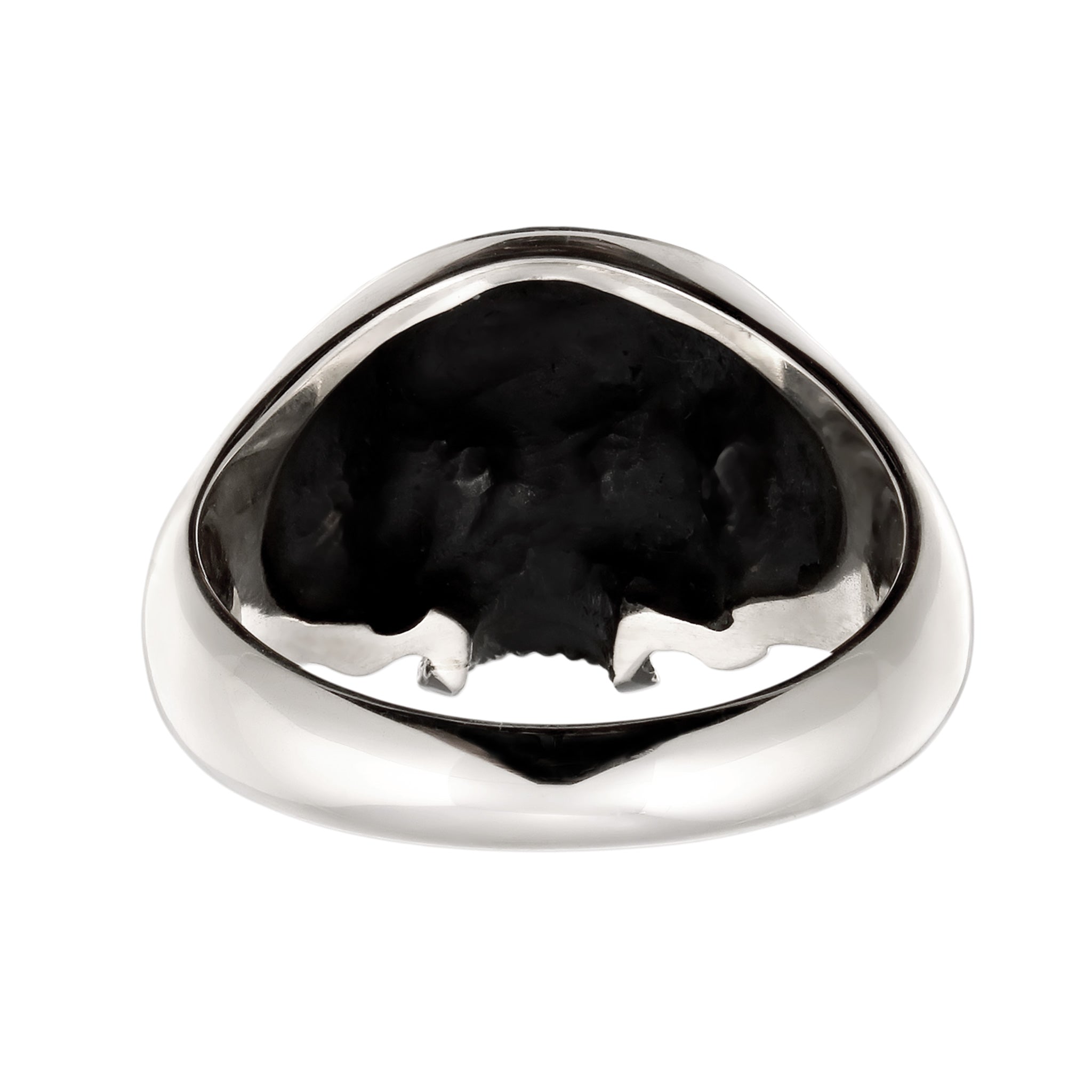 Silber - KUZZOI | Siegelring Totenkopf | 925 Sterling Silber