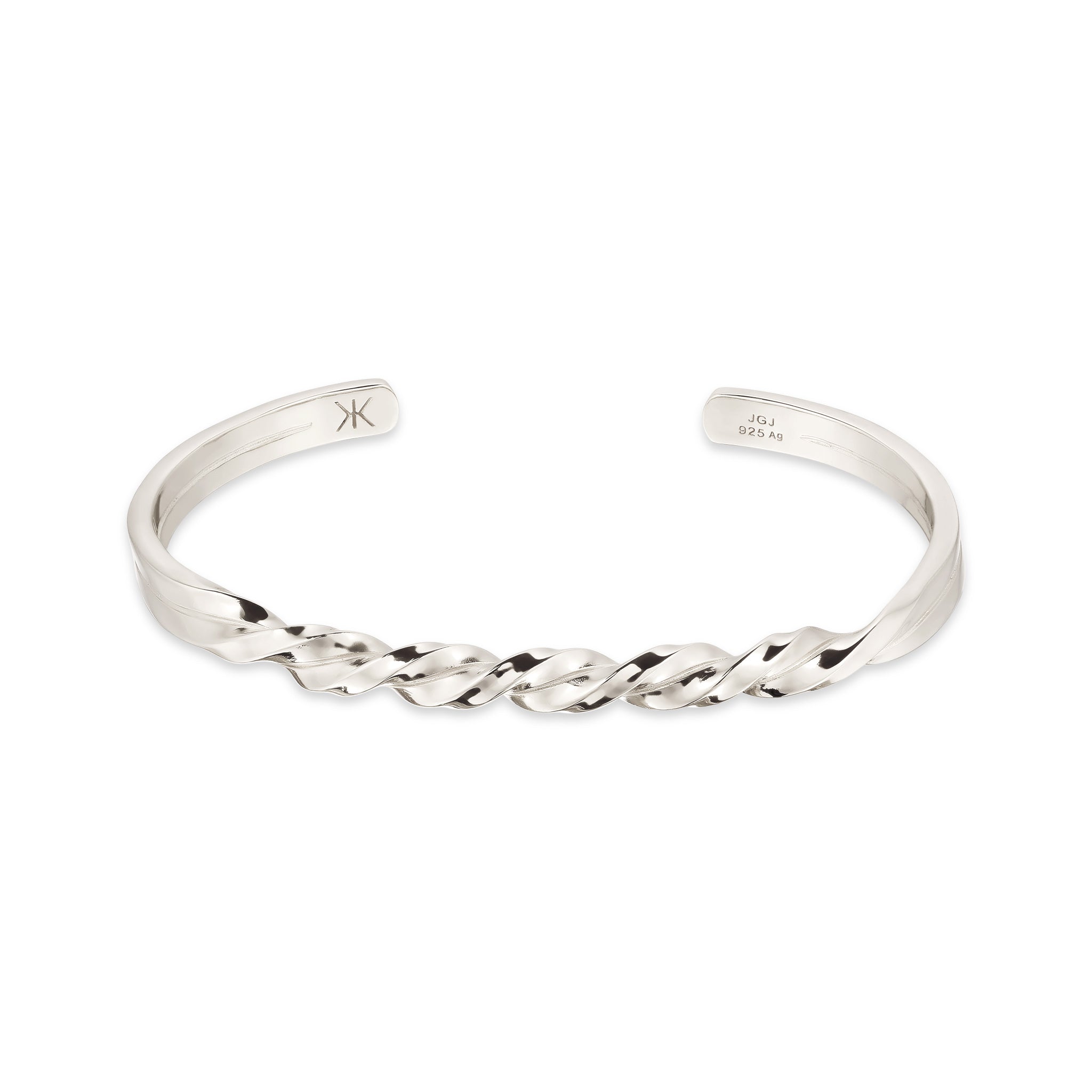 Silber - KUZZOI | Armreif Twisted | 925 Sterling Silber