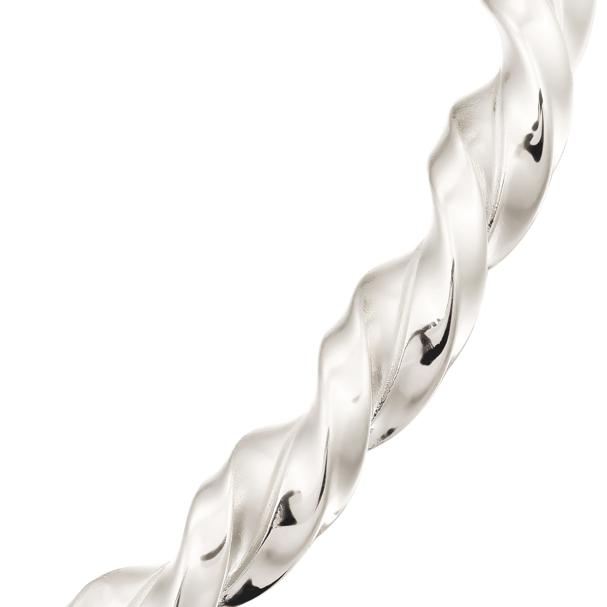 Silber - KUZZOI | Armreif Twisted | 925 Sterling Silber
