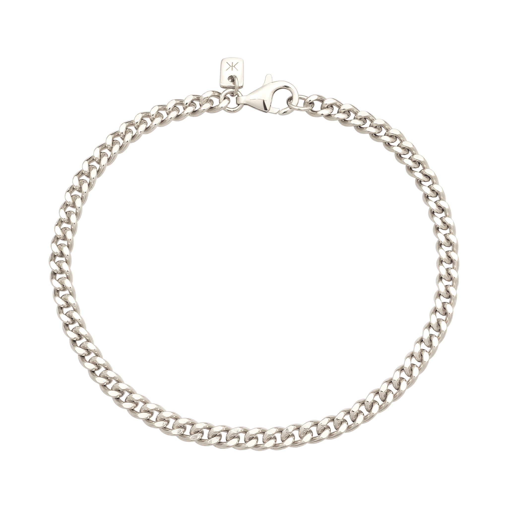 Silber - KUZZOI | Panzer-Armband | 925 Sterling Silber