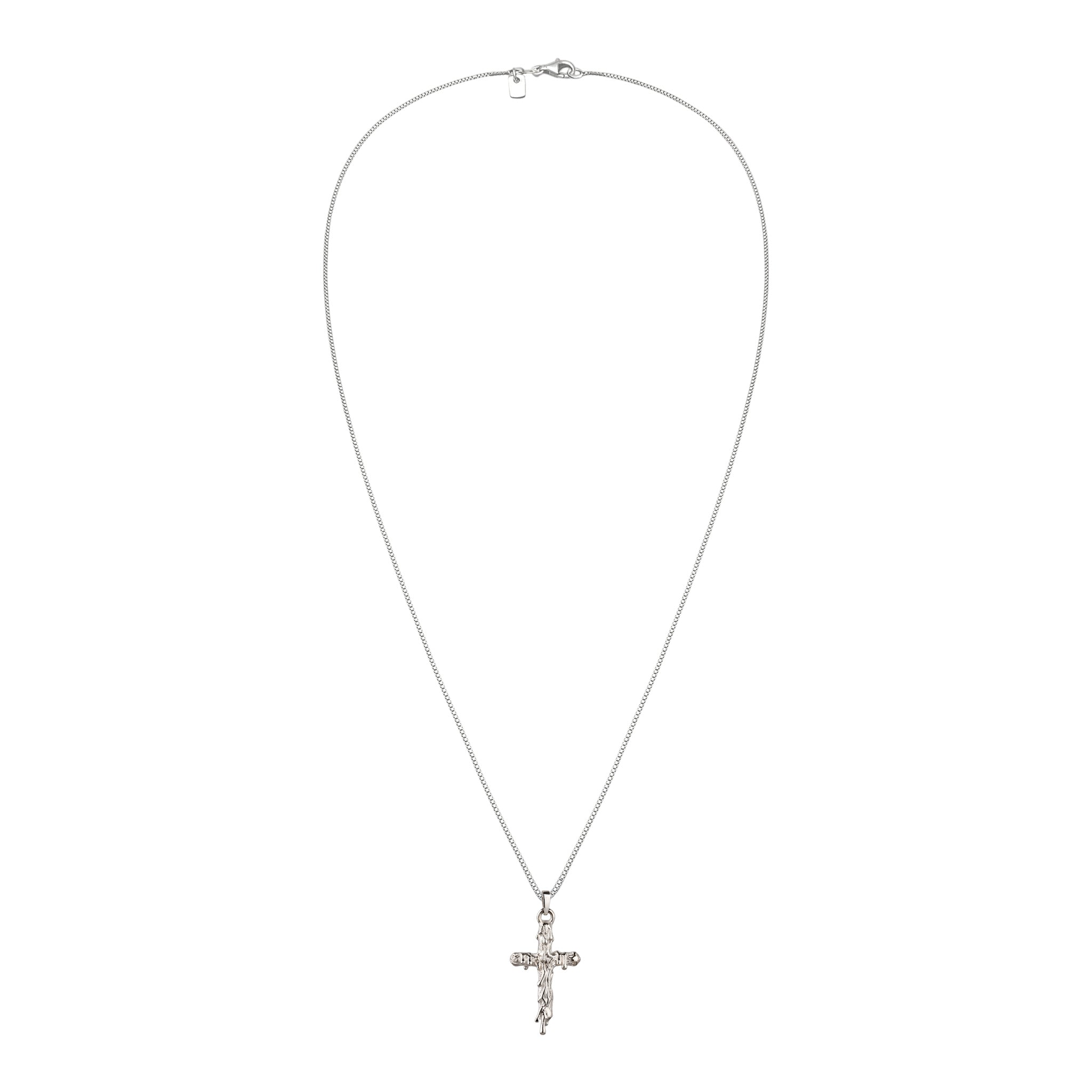 Silber - KUZZOI | Halskette Kreuz | 925 Sterling Silber