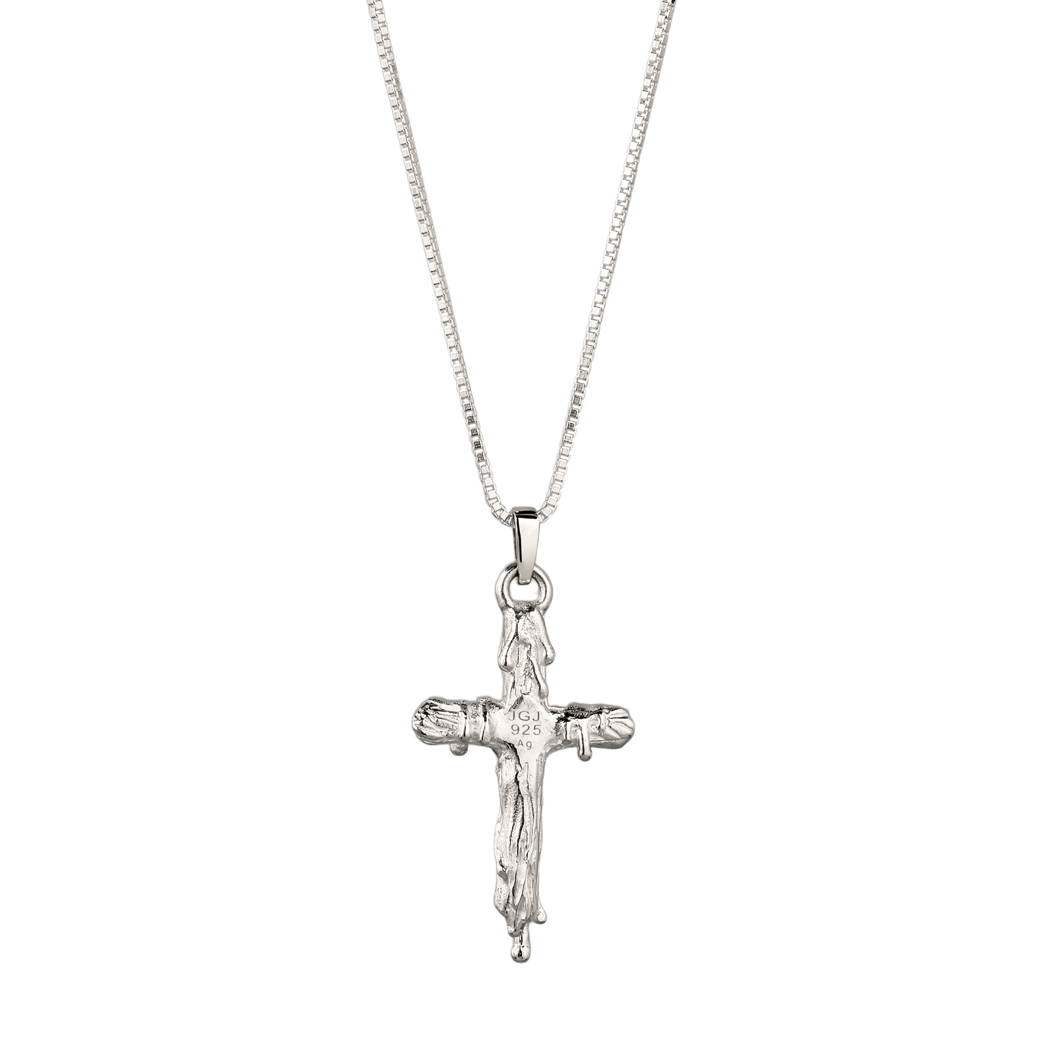 Silber - KUZZOI | Halskette Kreuz | 925 Sterling Silber