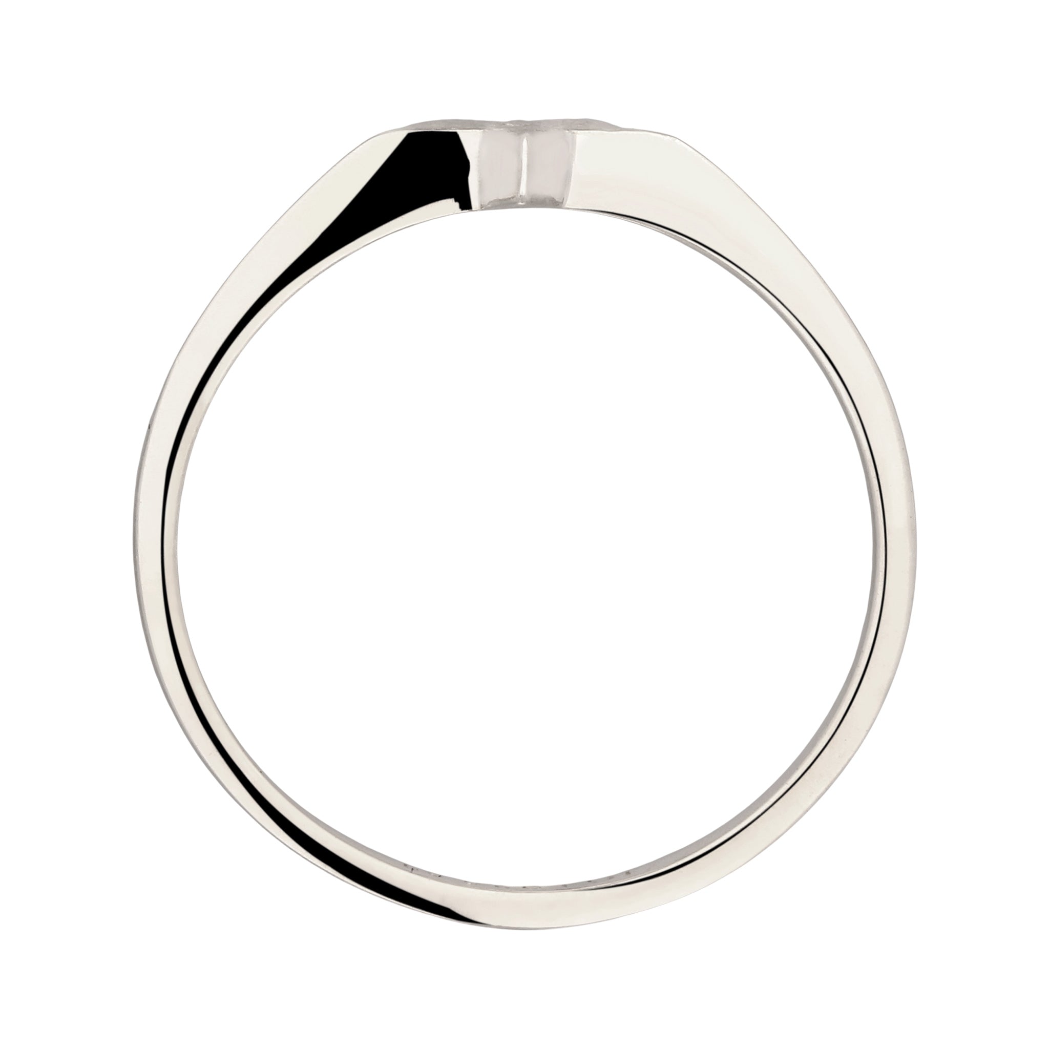 Silber - KUZZOI | Siegelring Stern | 925 Sterling Silber