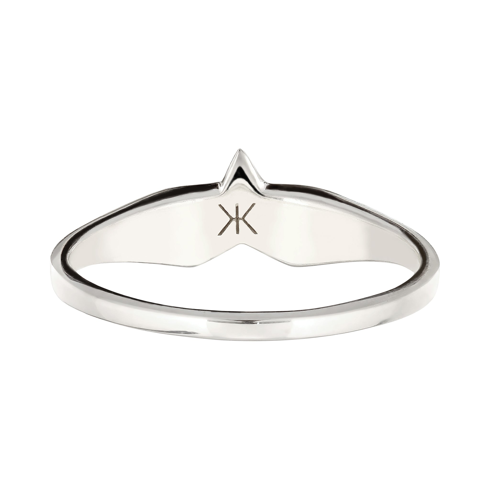 Silber - KUZZOI | Siegelring Stern | 925 Sterling Silber