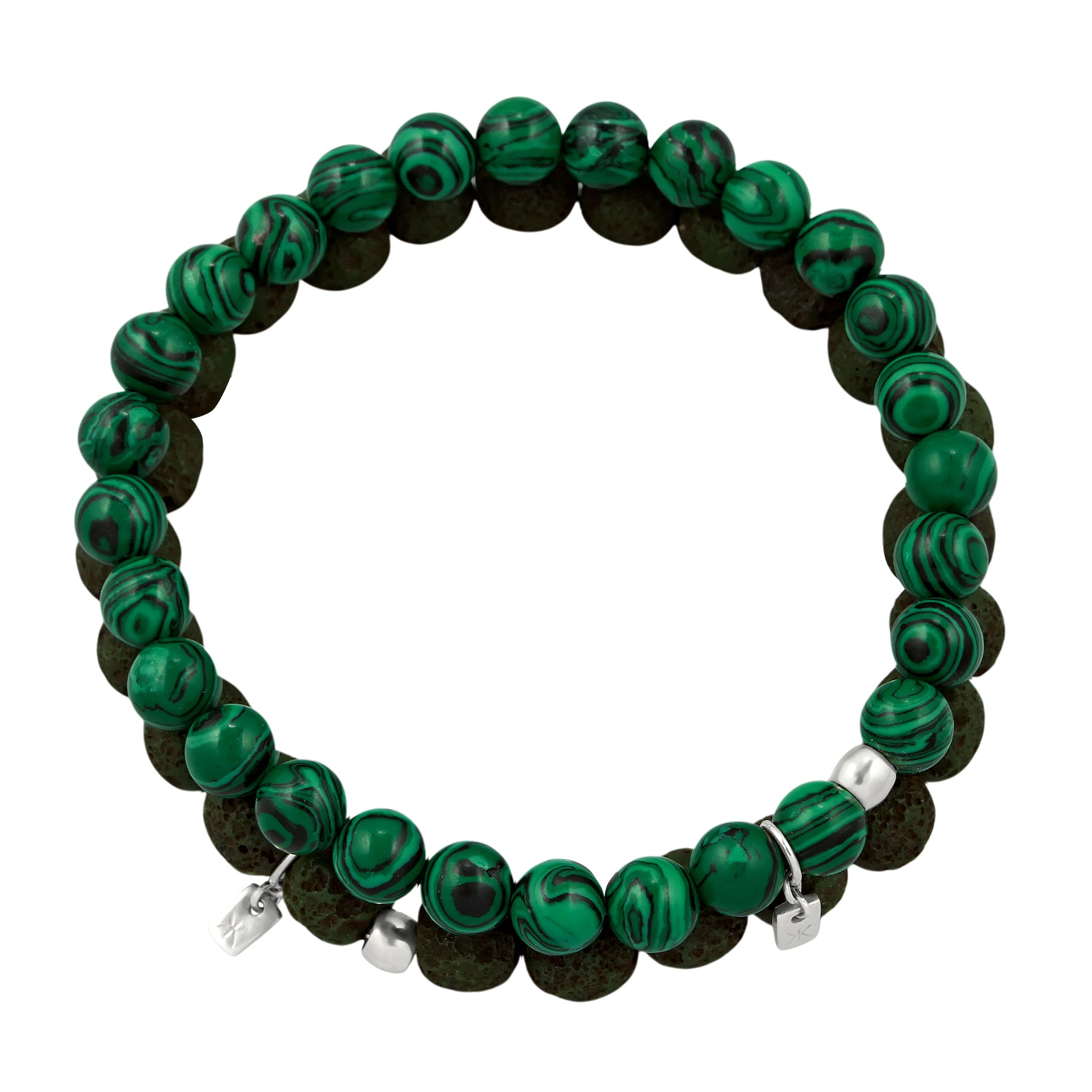 Grün - KUZZOI | Armbandset Beads | Harz (Grün) | 925 Sterling Silber