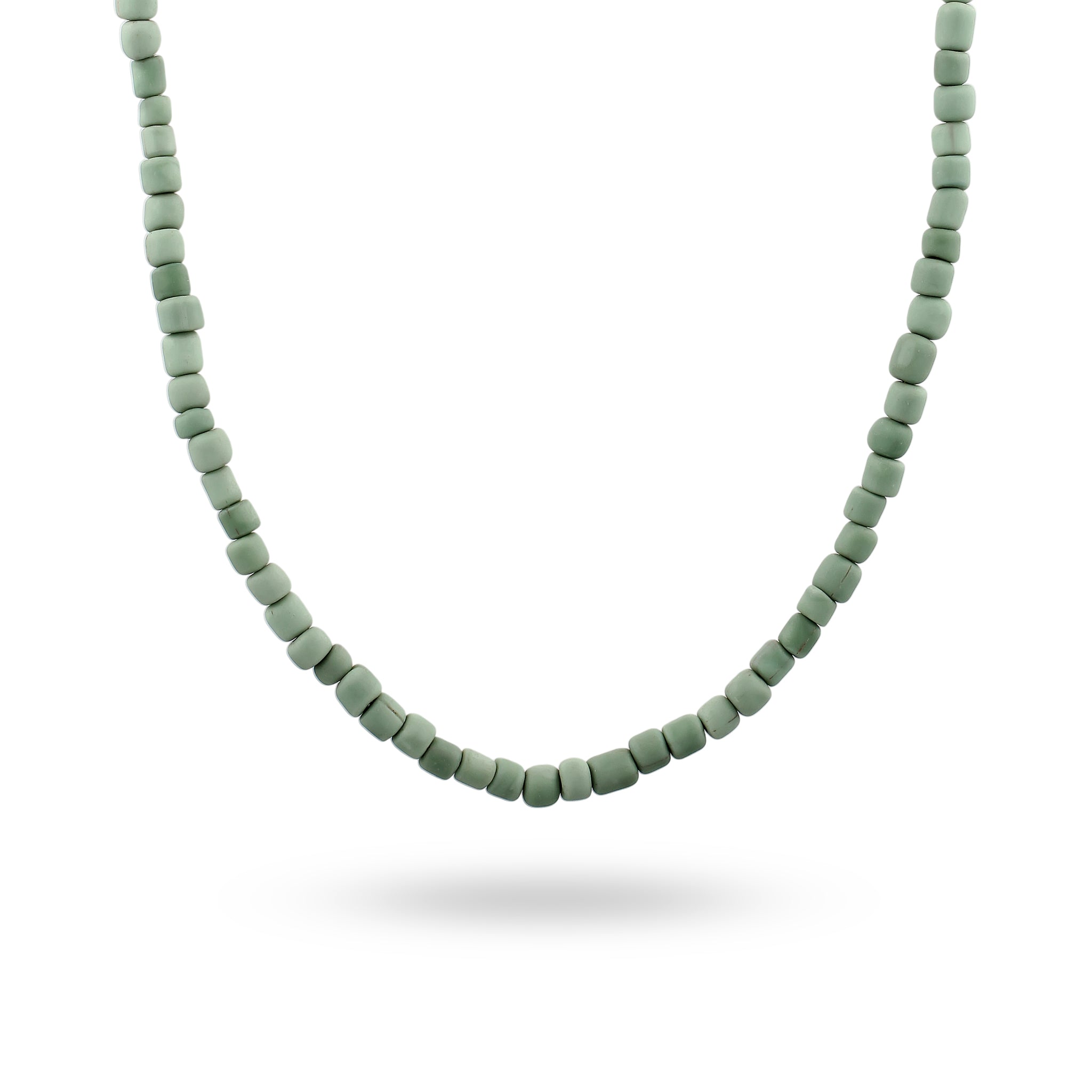 Grün - KUZZOI | Halskette | Glas Beads (Grün) | 925 Sterling Silber vergoldet