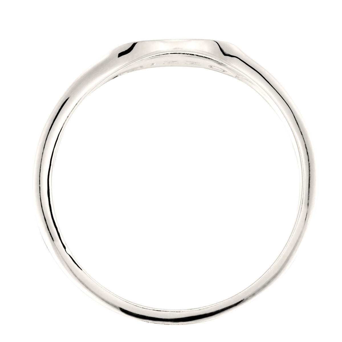 Silber - KUZZOI | Siegelring Oval | 925 Sterling Silber