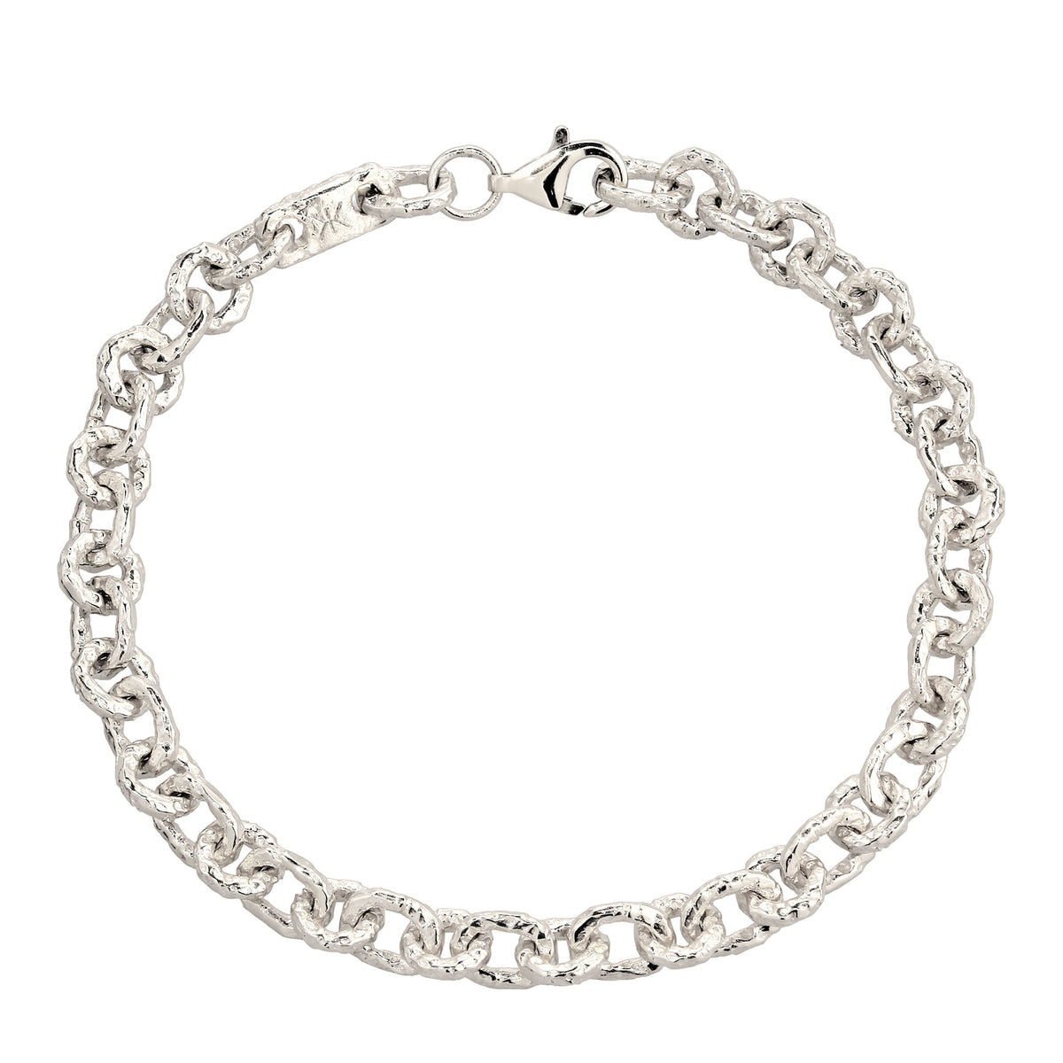 Silber - KUZZOI | Armband Rolo Kettenarmband | 925 Sterling Silber