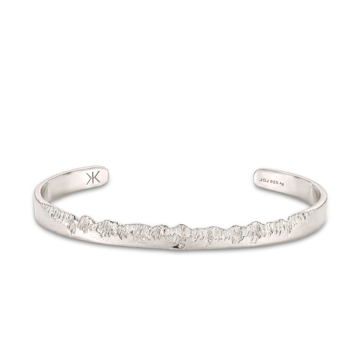Silber - KUZZOI | Armreif Organic | Vintage | 925 Sterling Silber