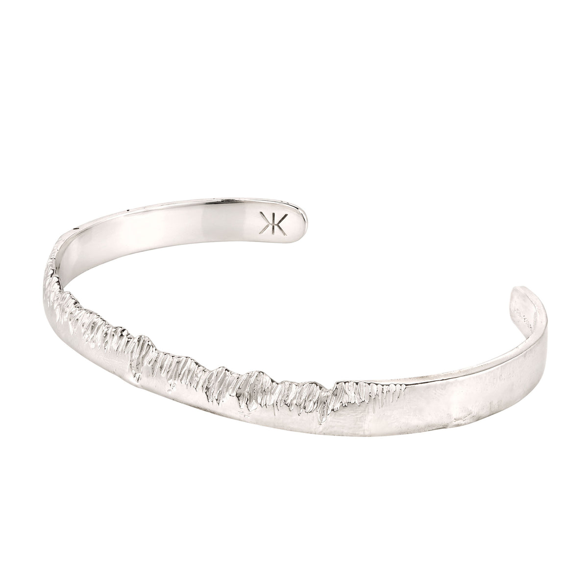 Silber - KUZZOI | Armreif Organic | Vintage | 925 Sterling Silber